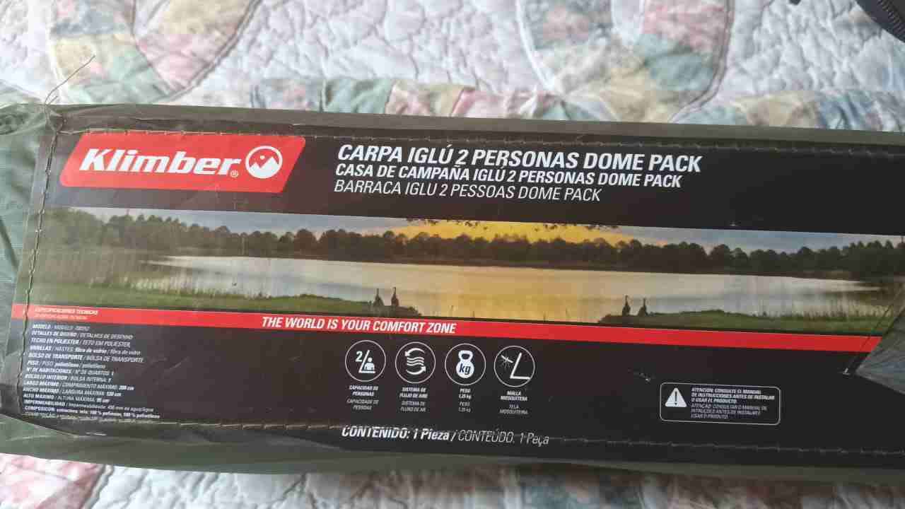 Carpa iglú 2 personas Klimber