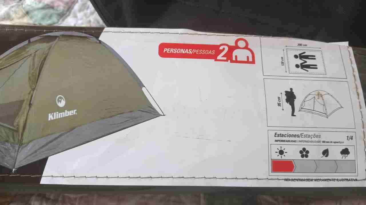 Carpa iglú 2 personas Klimber - miniatura 2