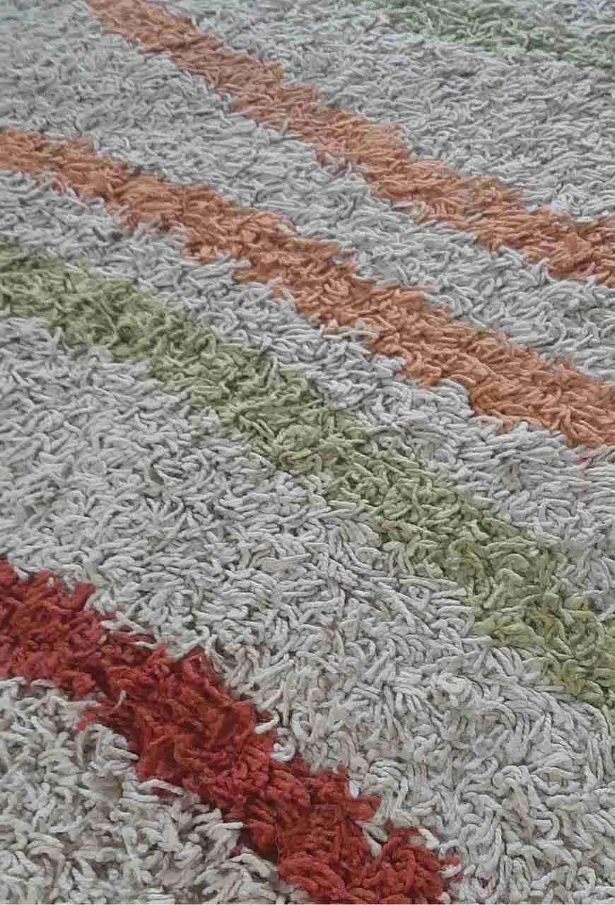 Alfombra multicolor de lana - miniatura 2