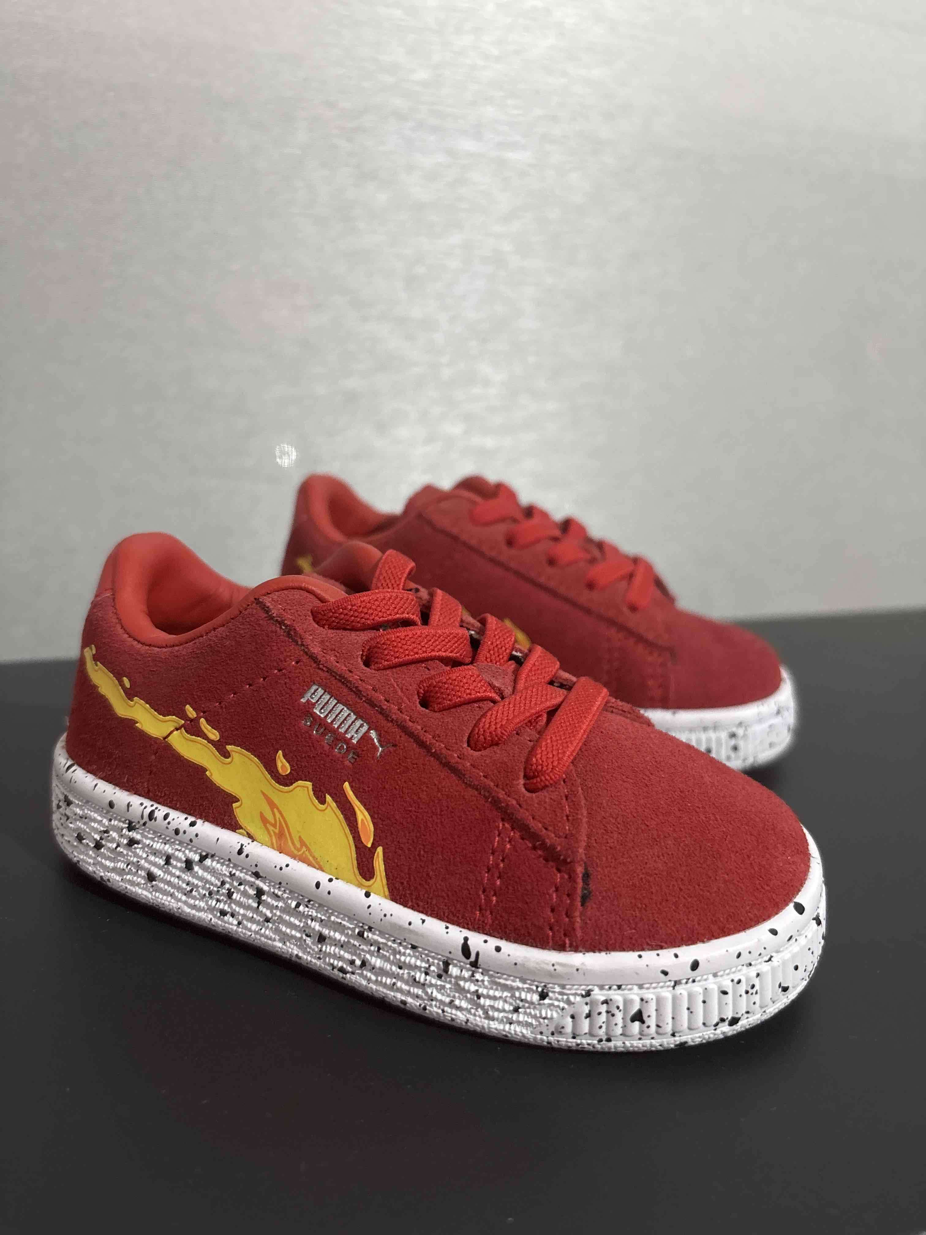 Zapatillas rojas infantiles Puma