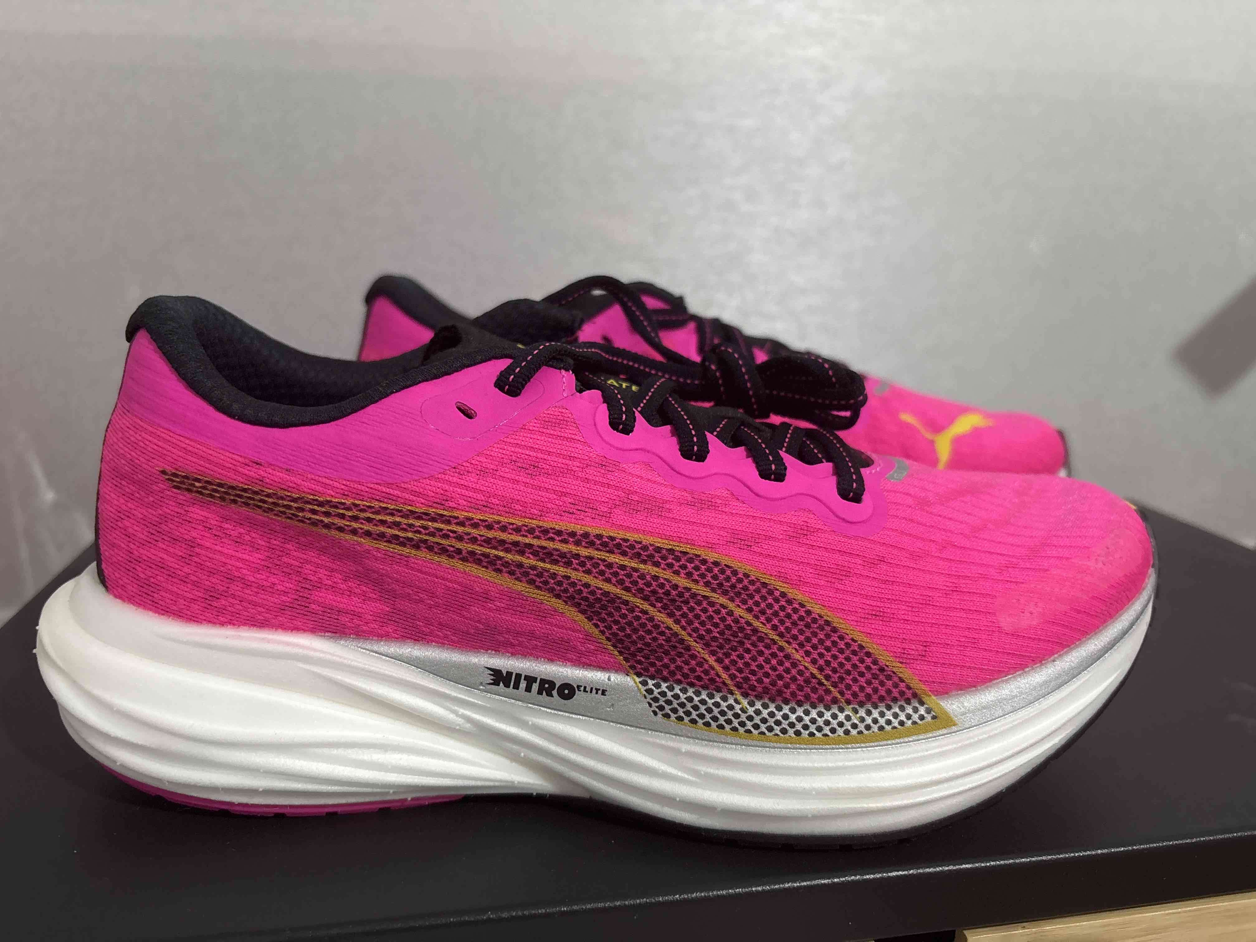 Zapatillas puma deportivas running rosadas - miniatura 2