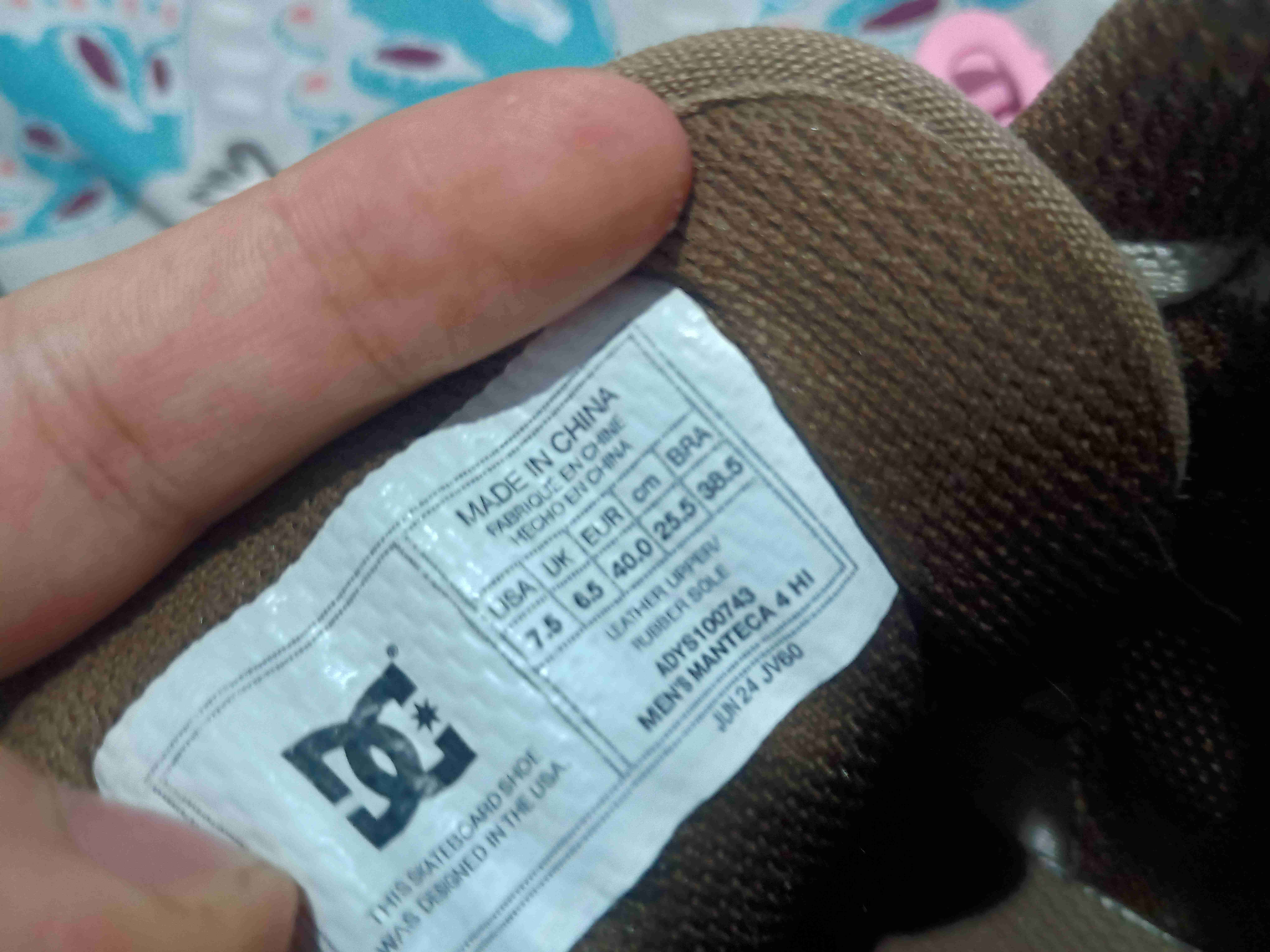 Zapatillas DC altas marrones y blancas - miniatura 3