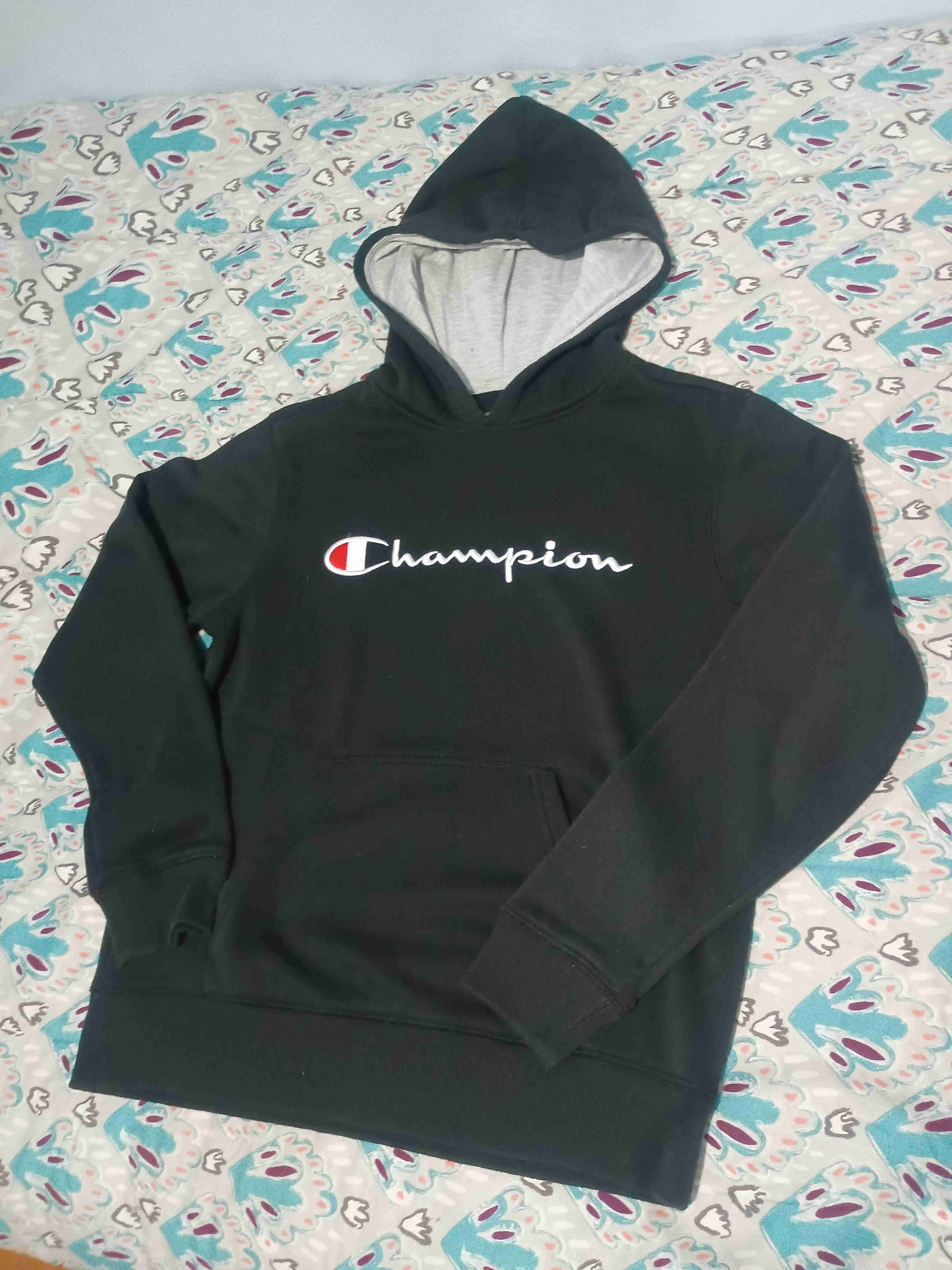 Polerón con capucha Champion negro