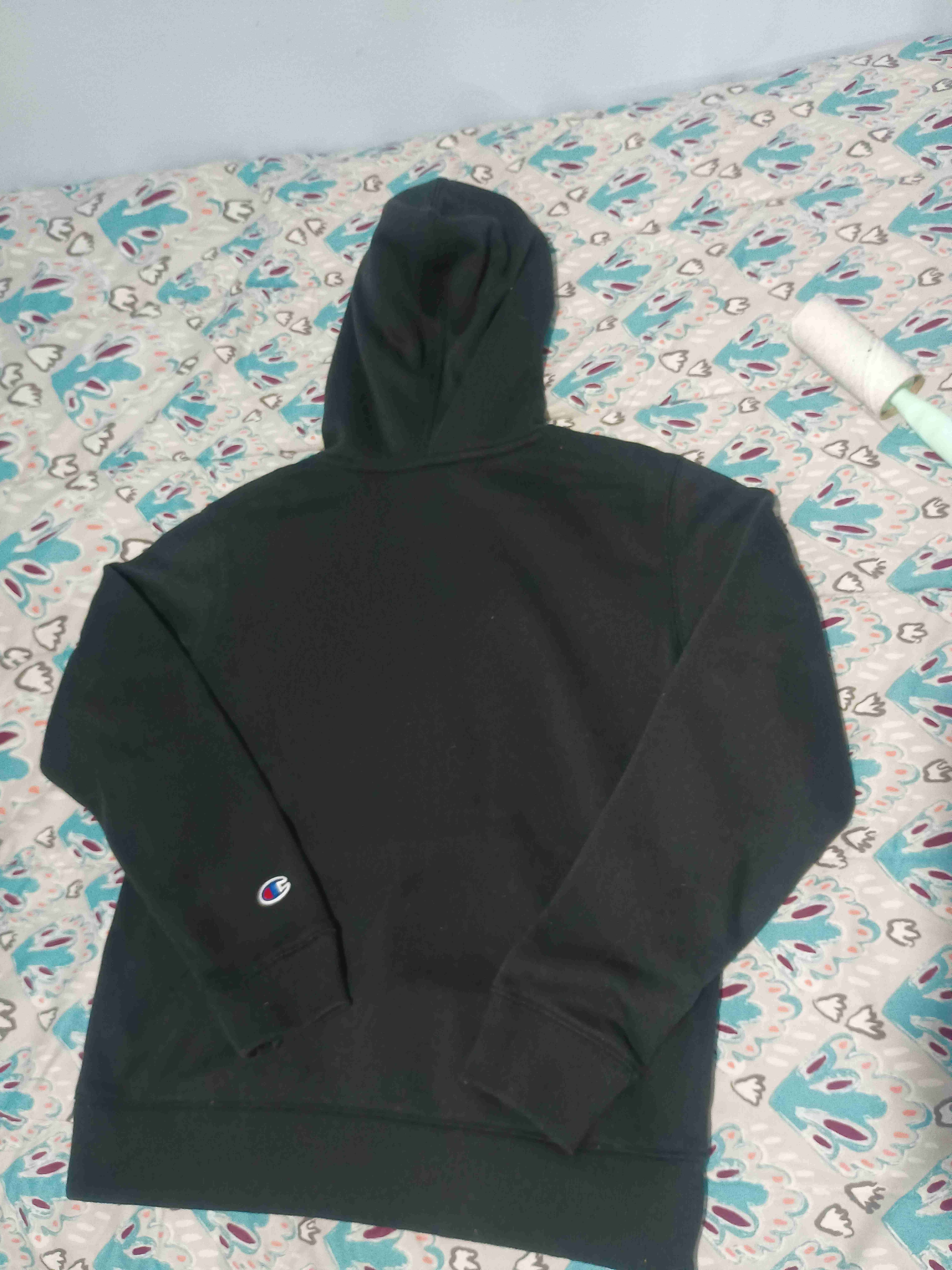 Polerón con capucha Champion negro - miniatura 3