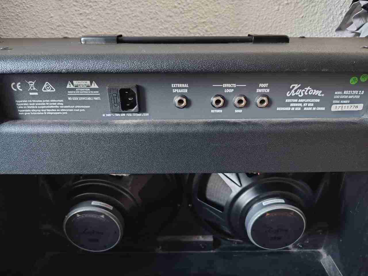 Amplificador Kustom KG212FX - miniatura 4