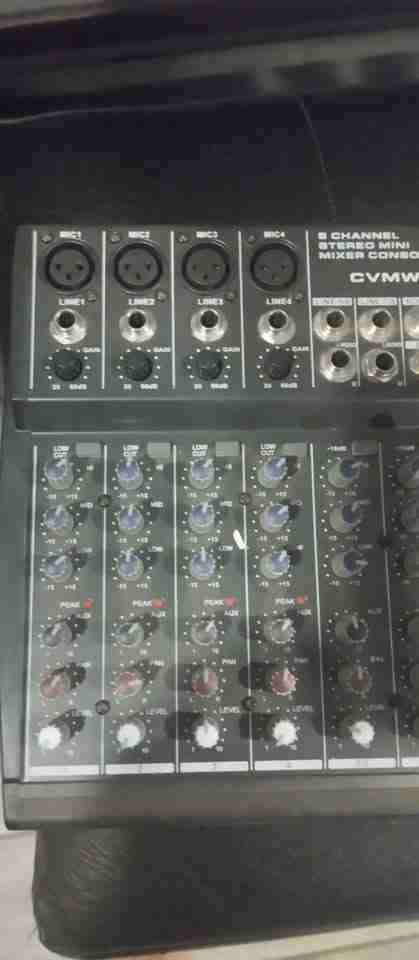 Mezclador de audio 5 canales