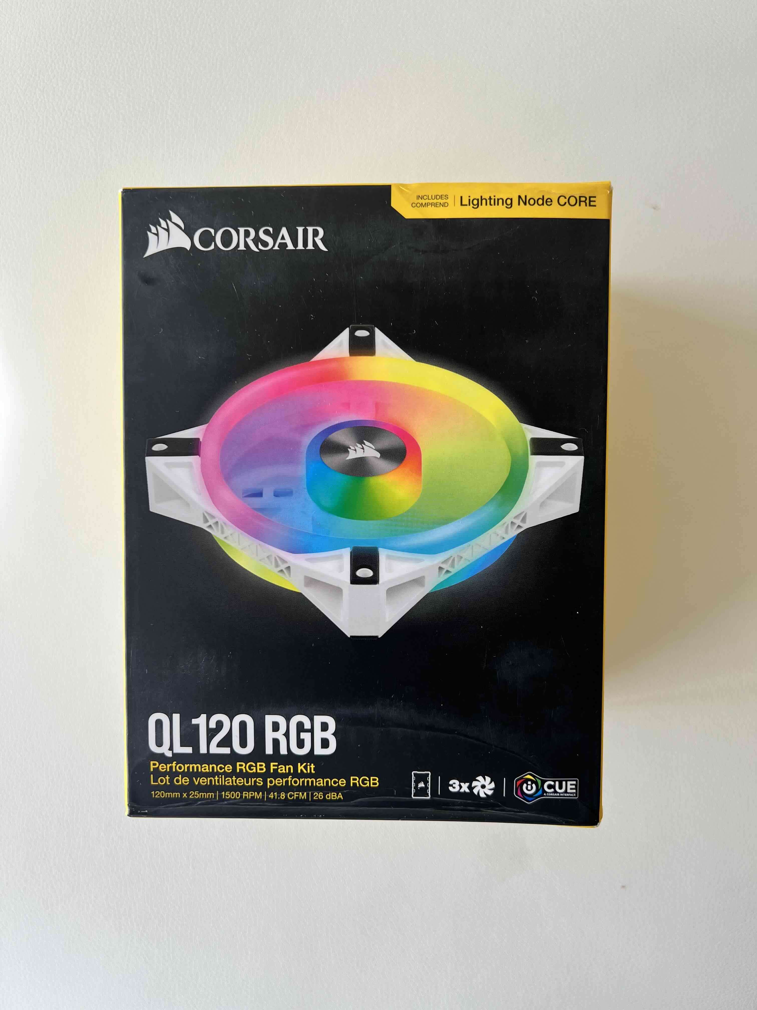 Kit de ventiladores RGB Corsair QL120