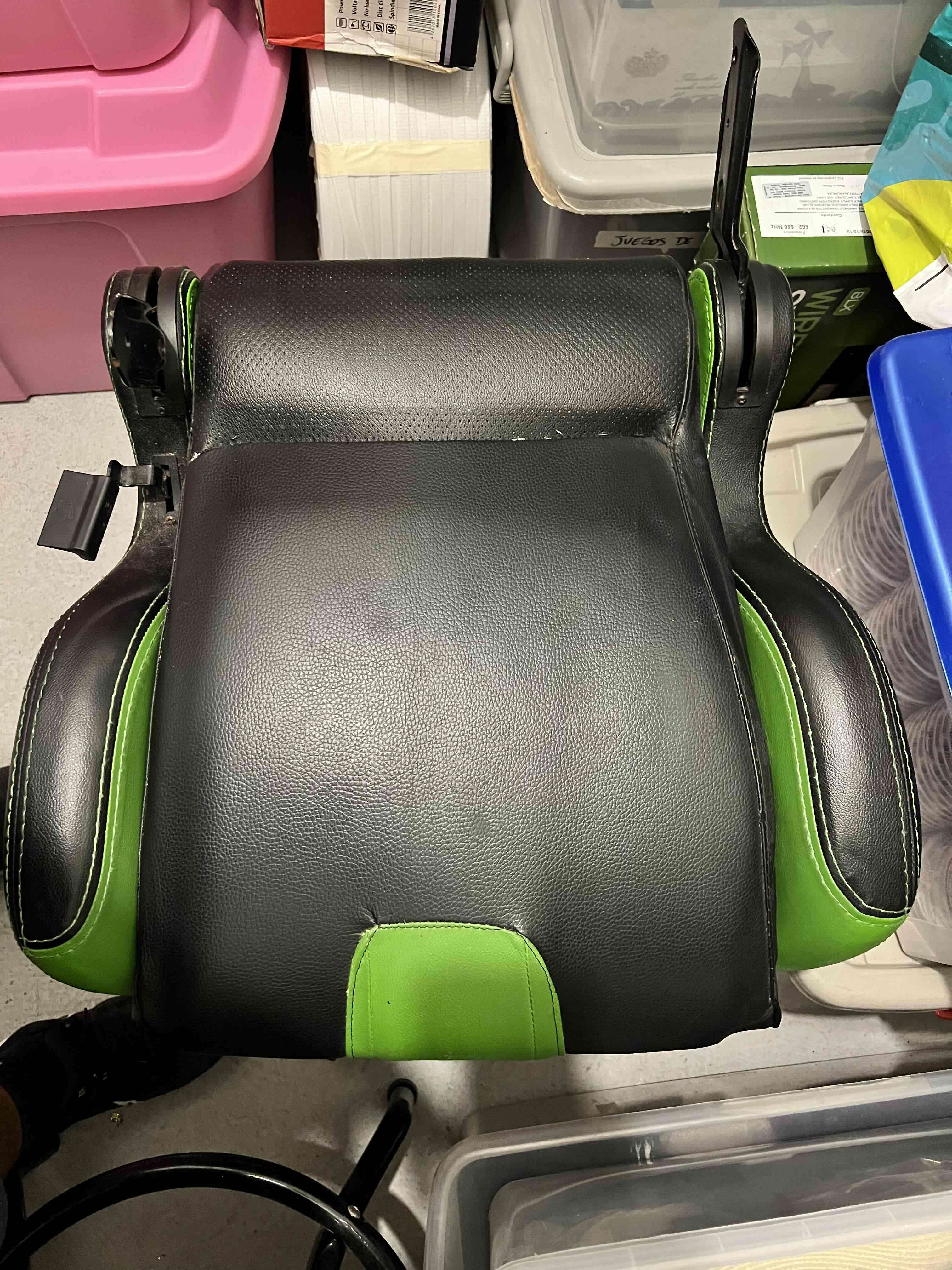 Silla gamer Vertagear verde y negra - miniatura 3