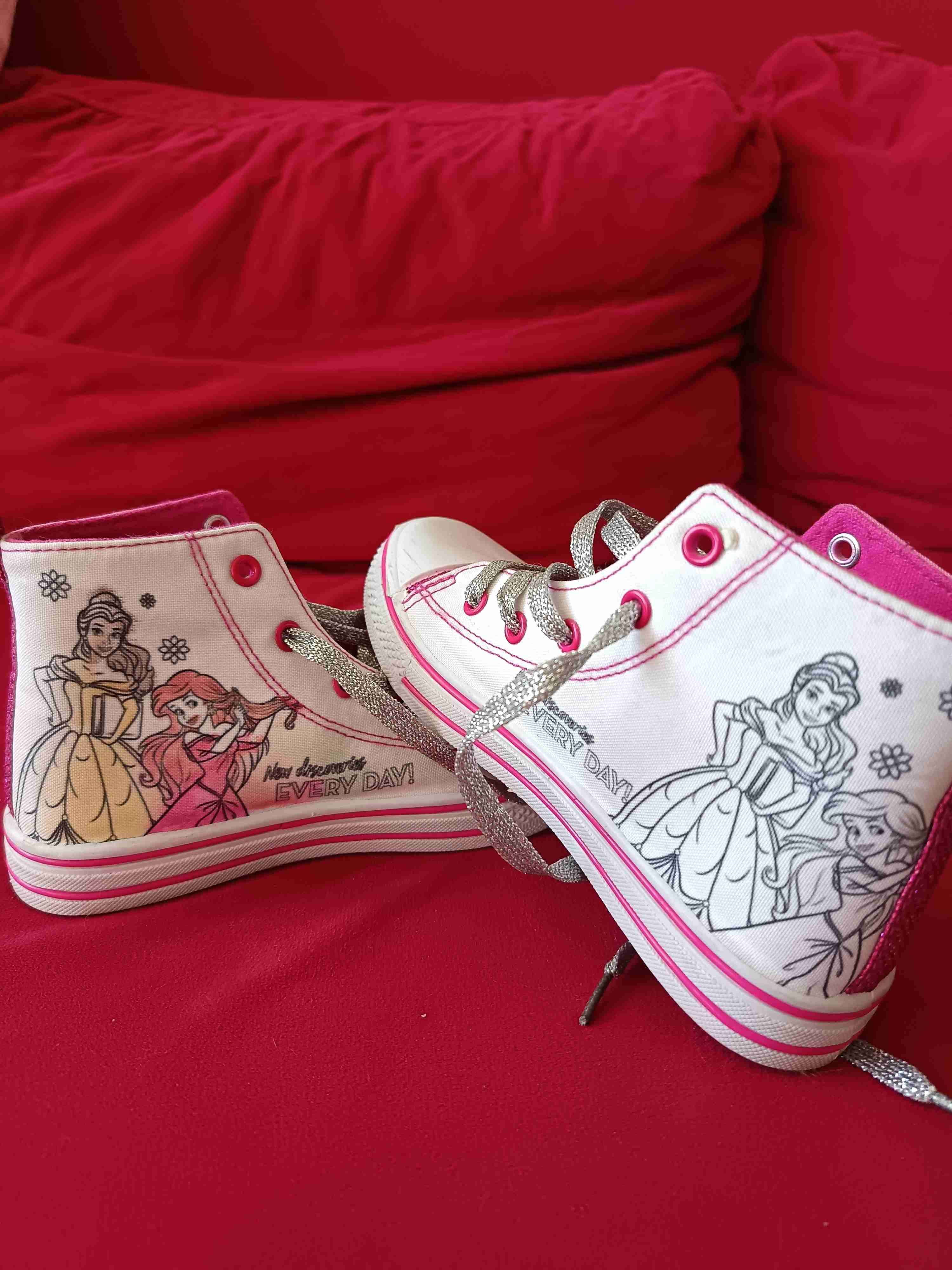 Zapatillas altas rosadas para niñas - miniatura 4