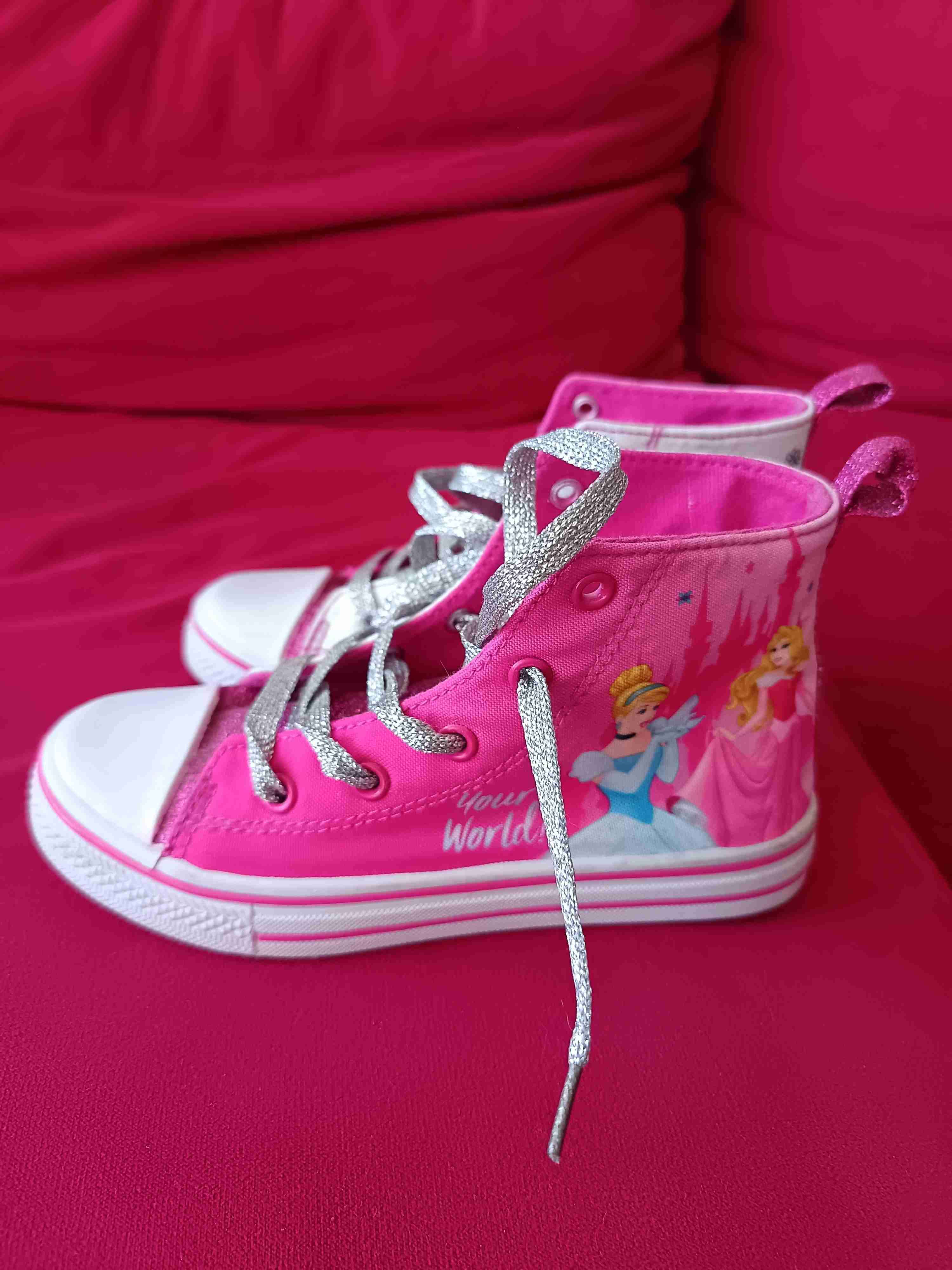 Zapatillas altas rosadas para niñas - miniatura 6