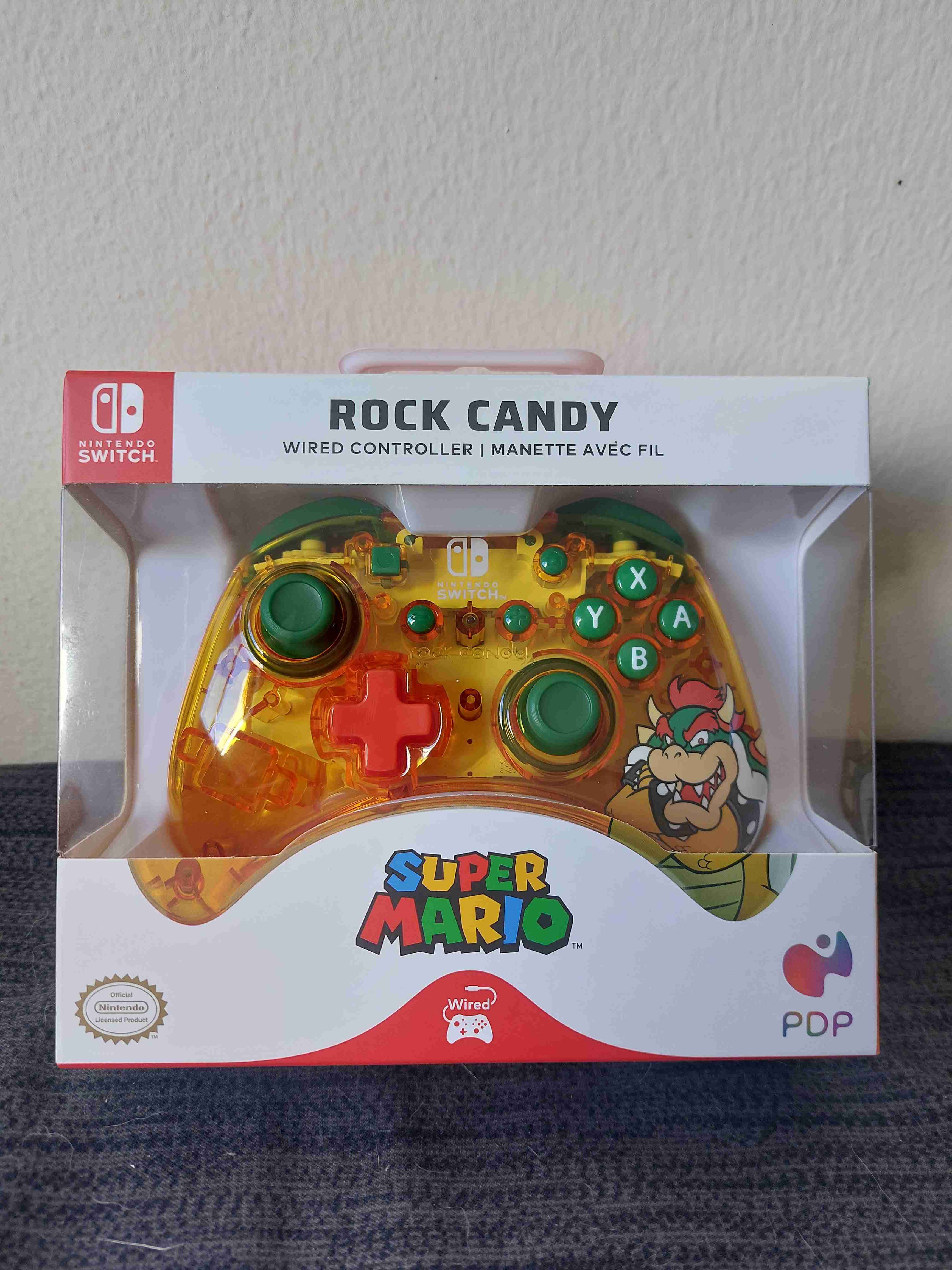 Control alámbrico Rock Candy Bowser