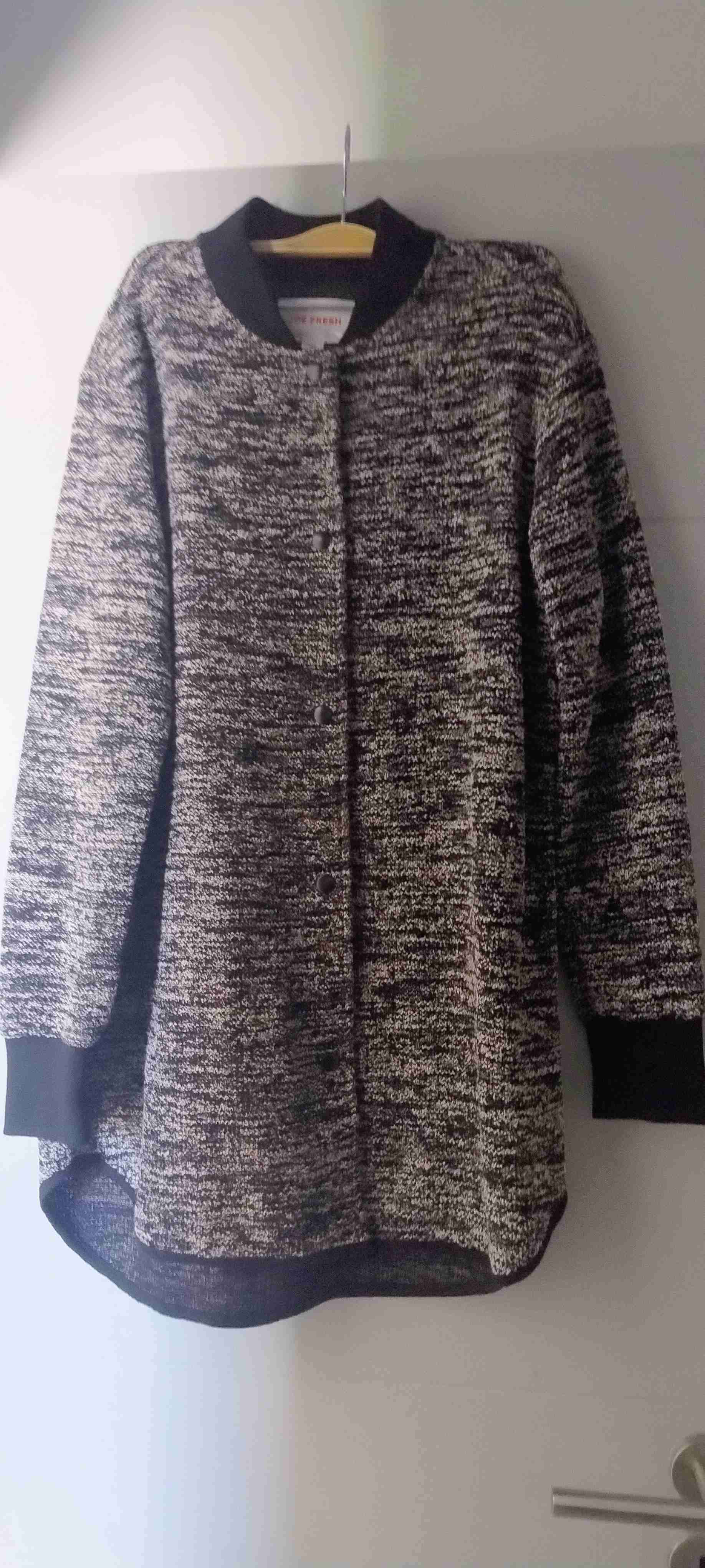 Sweater negro jaspeado