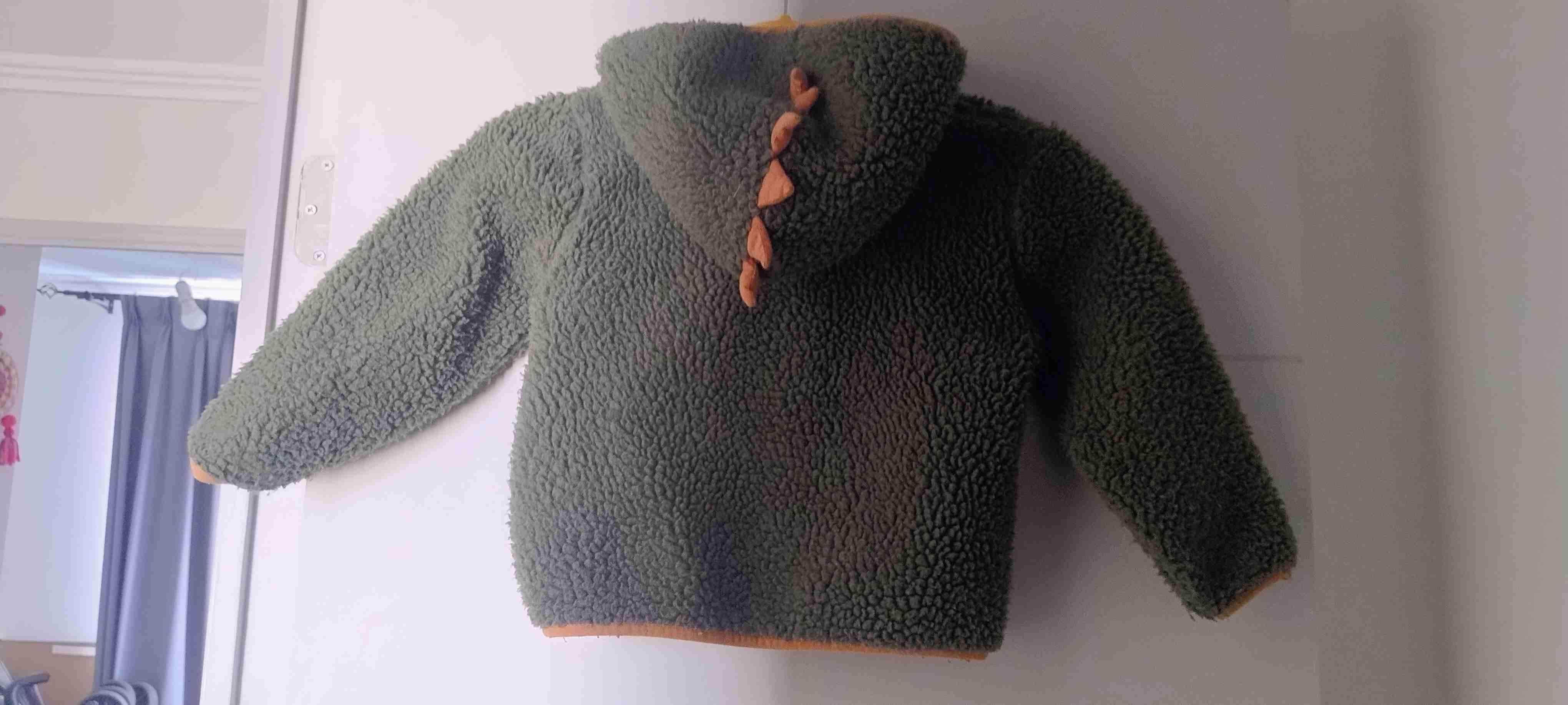 Chaqueta chiporro  verde niño - miniatura 3