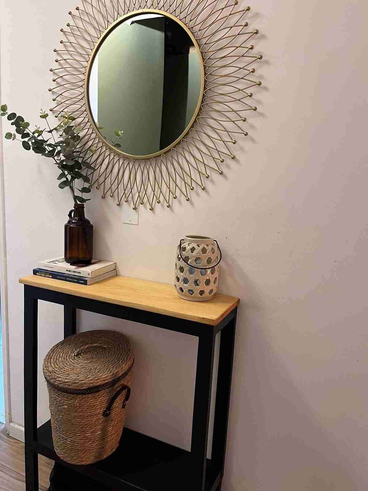 Mesa de Arrimo de Madera Natural - miniatura 3