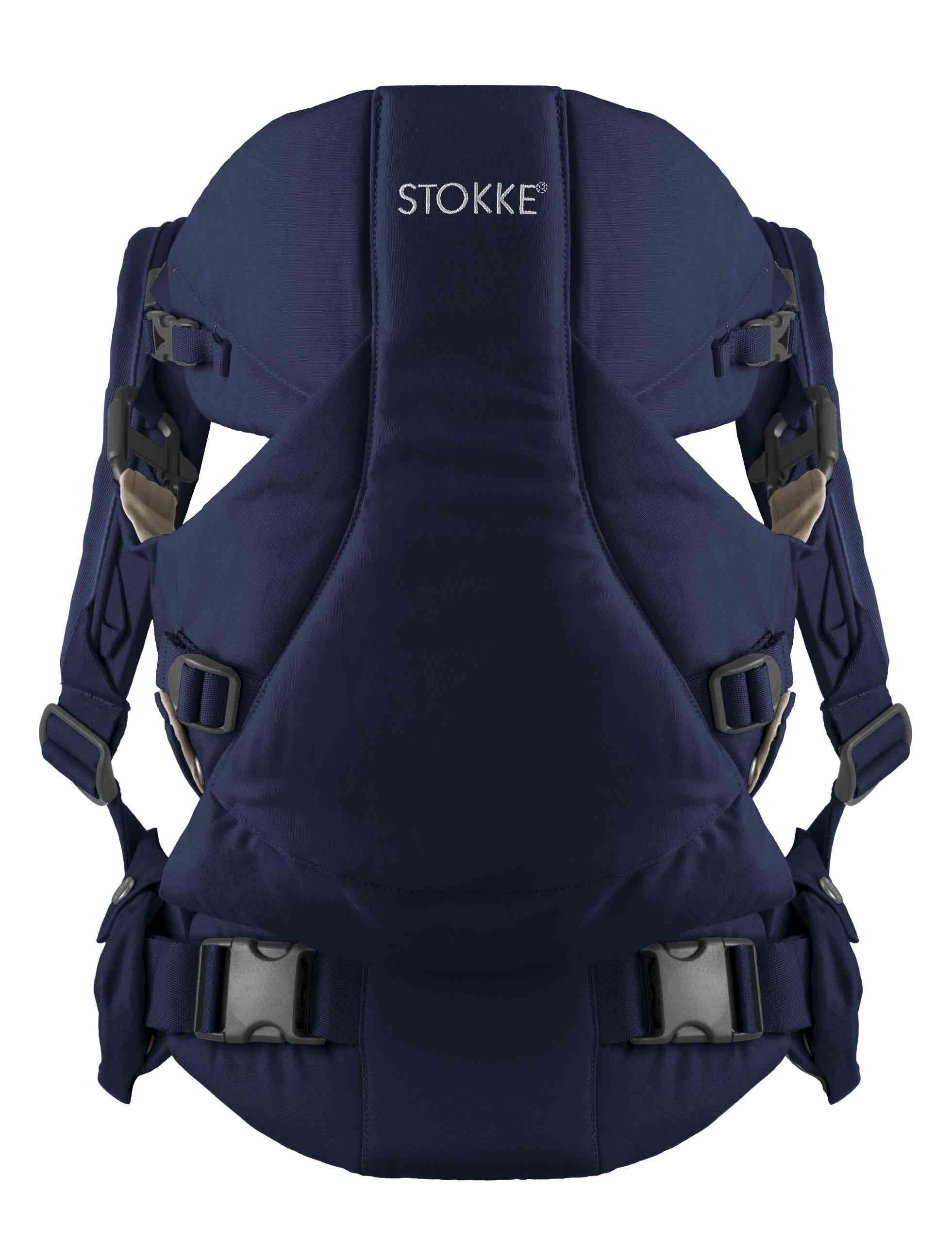 Mochila portabebés Stokke azul