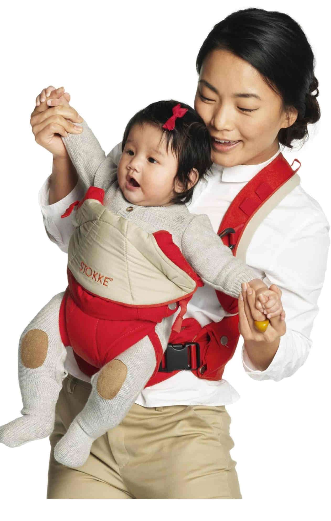 Mochila portabebés Stokke azul - miniatura 5