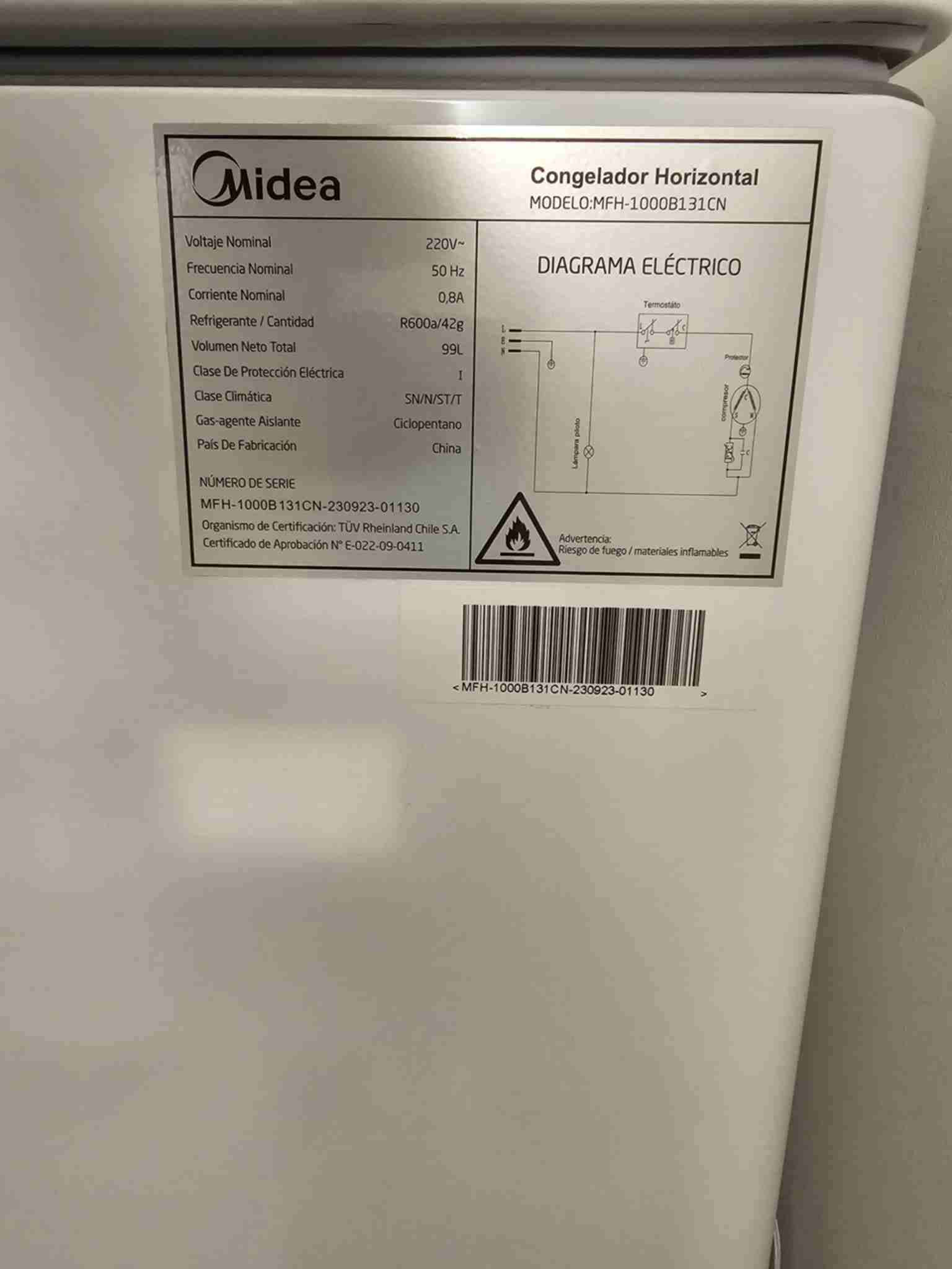 Congelador horizontal abatible - miniatura 2