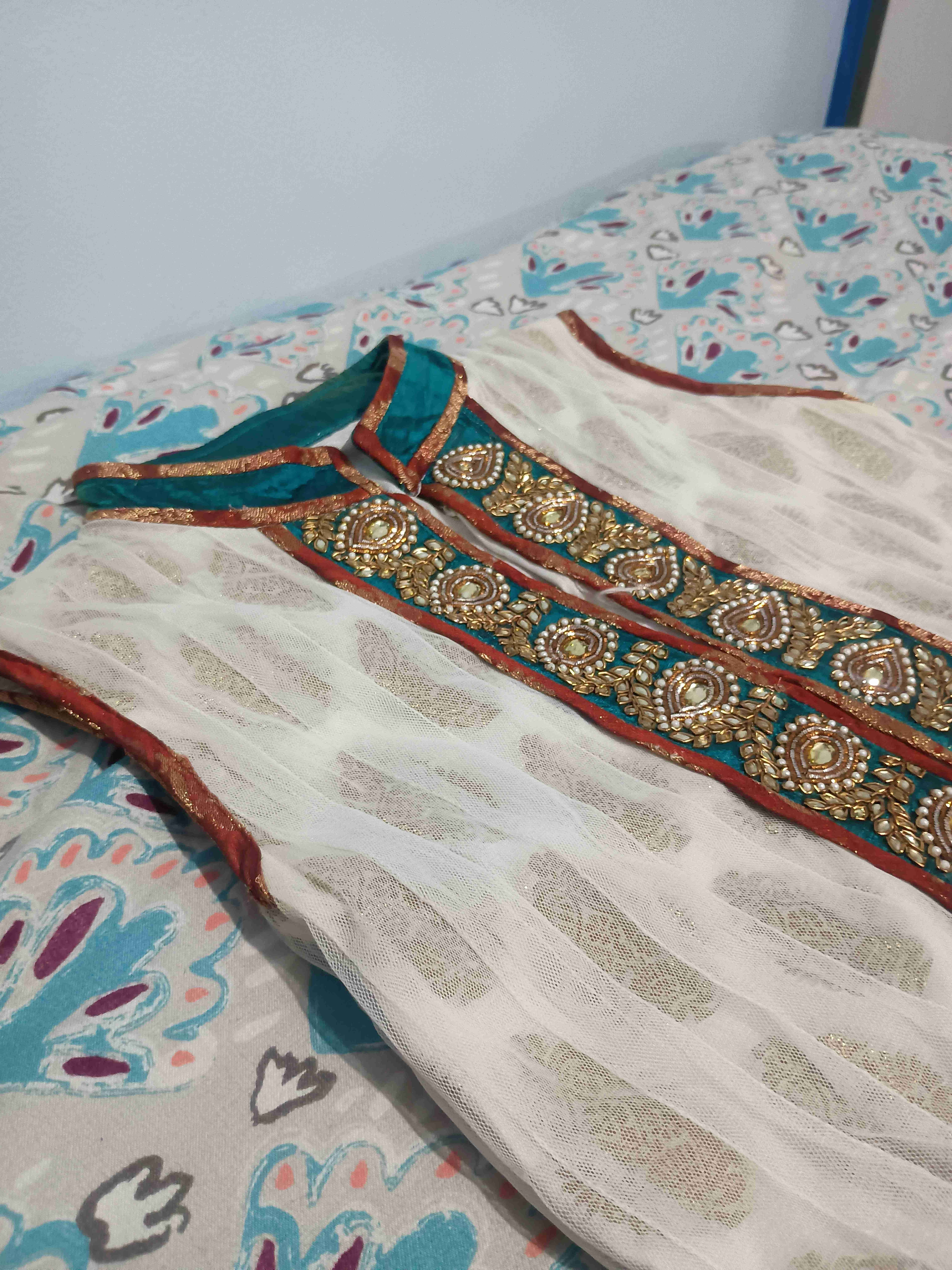 Vestido tradicional hindú elegante - miniatura 2