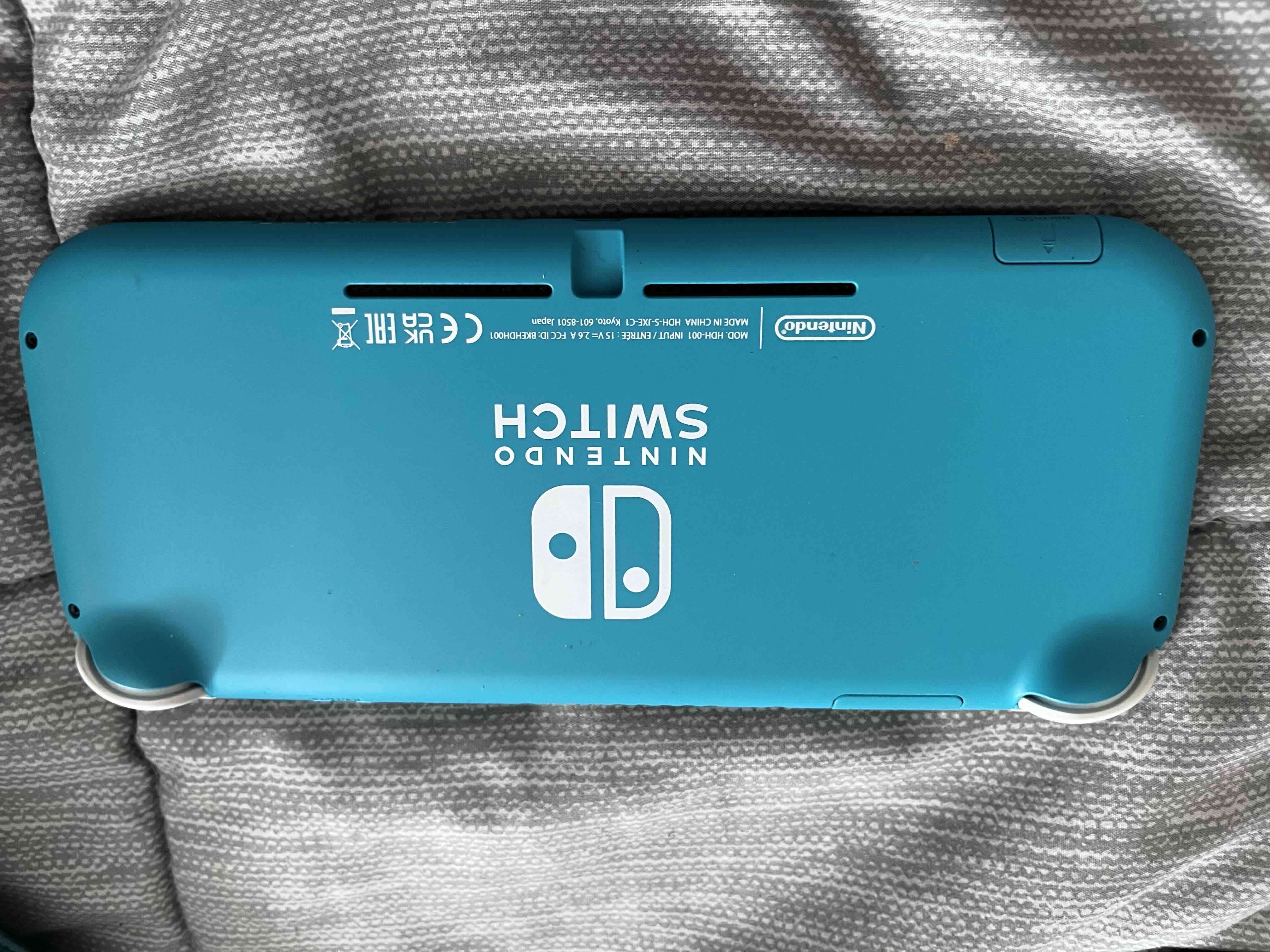 Consola portátil azul con accesorios - miniatura 4