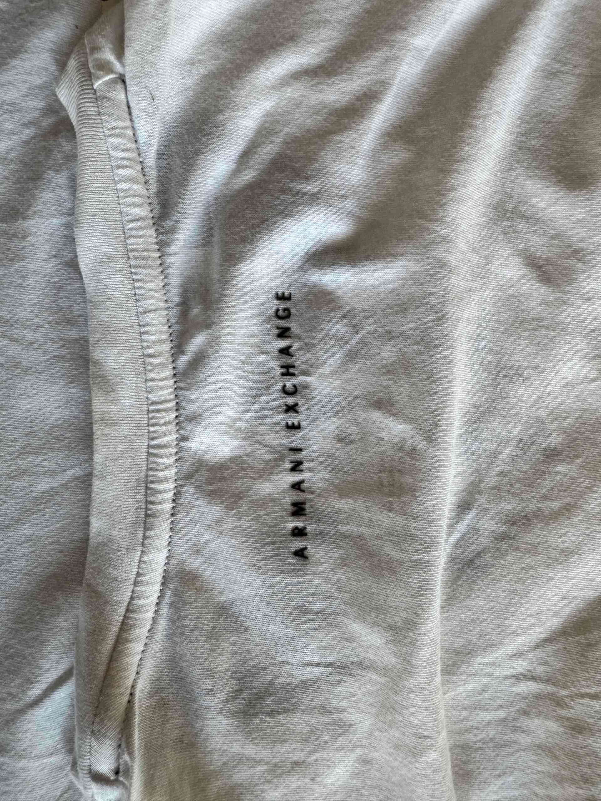 Polera Armani Exchange blanca - miniatura 3