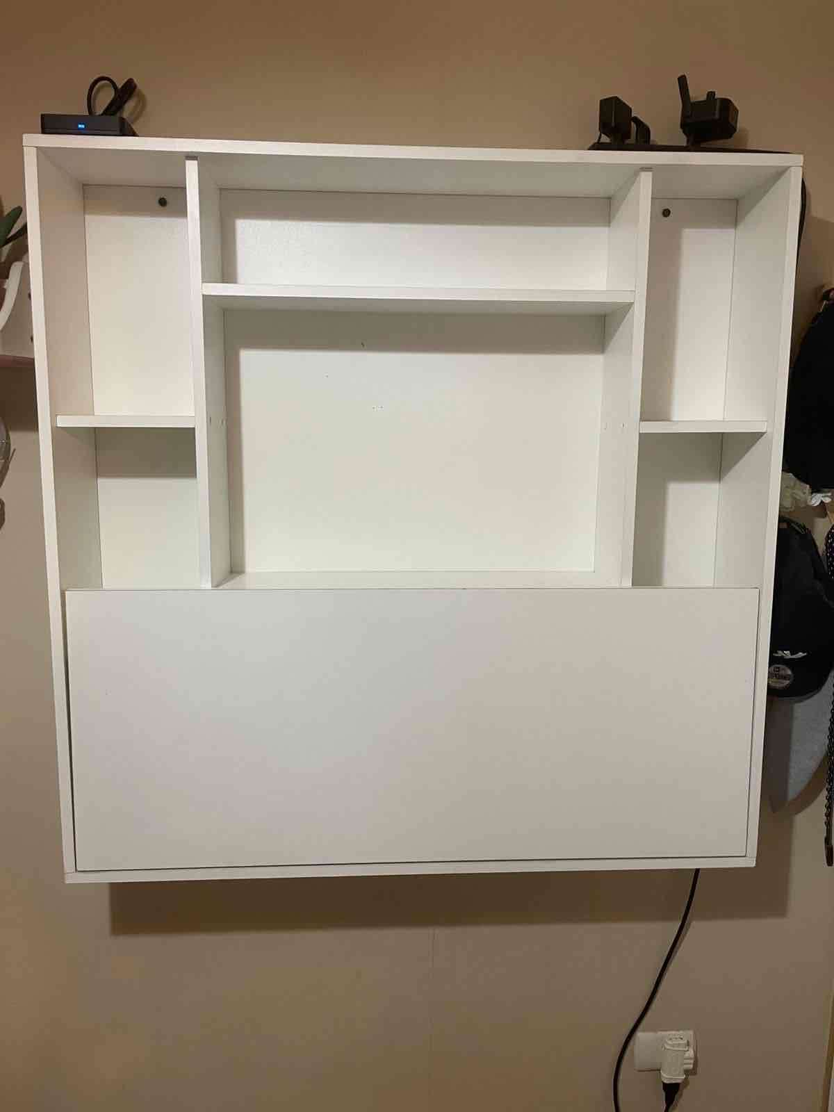 Escritorio plegable blanco - miniatura 4