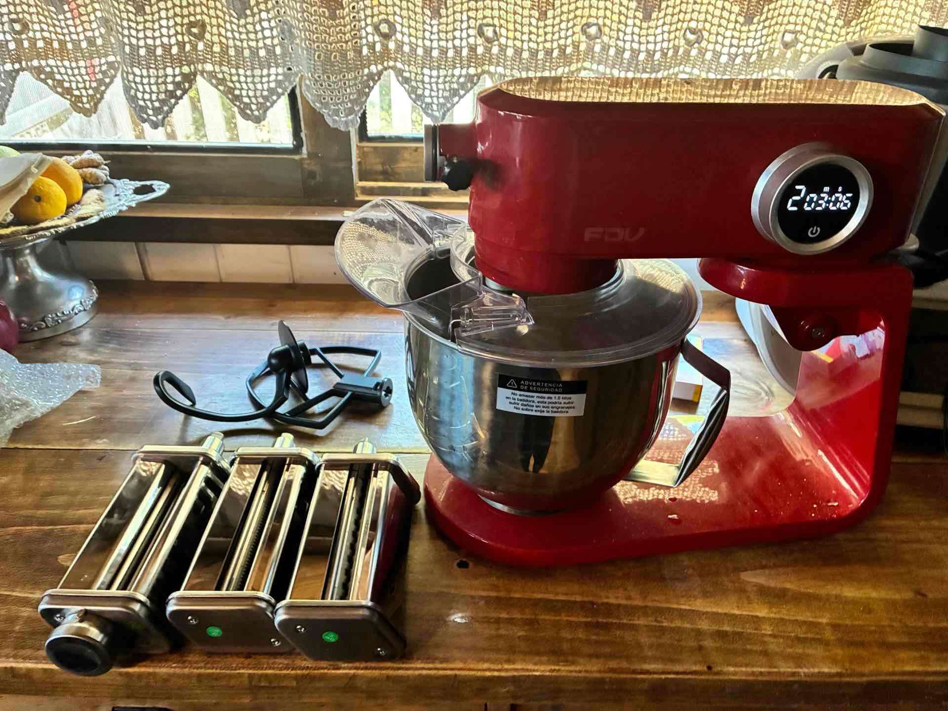 Batidora de pie roja FDV - miniatura 2
