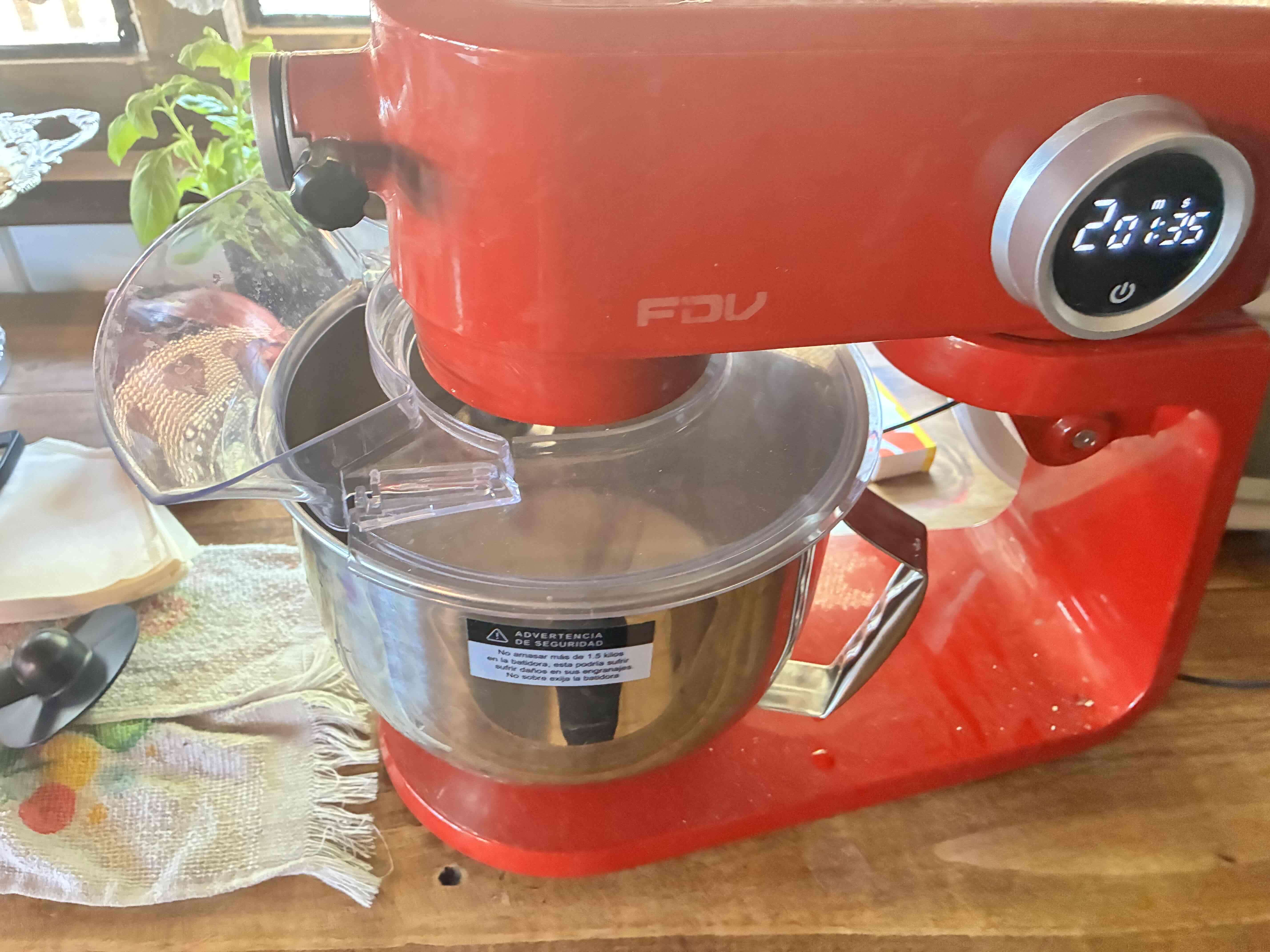 Batidora de pie roja FDV - miniatura 5