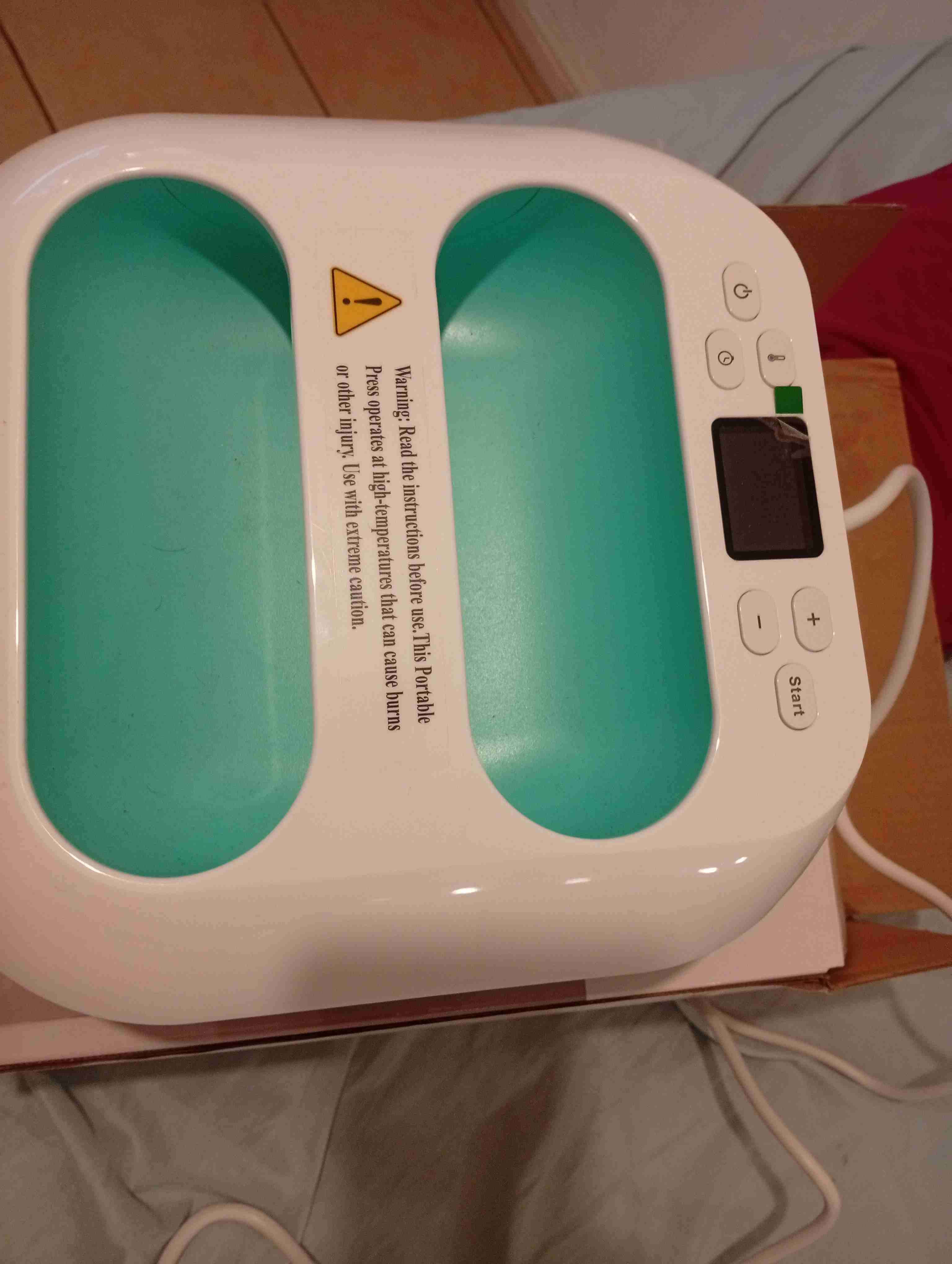 Prensa de calor portátil 9x9 - miniatura 2