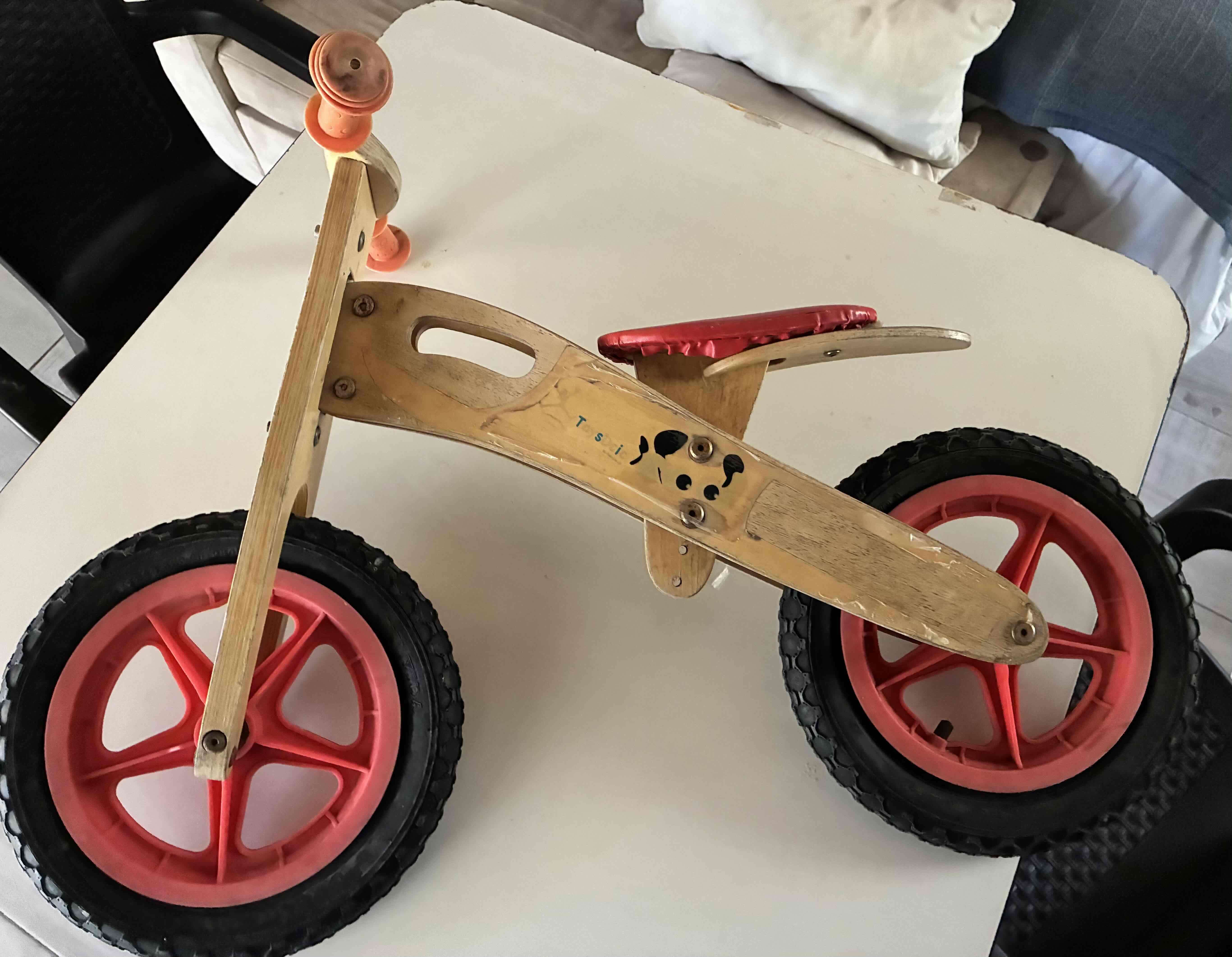 Bicicleta de equilibrio madera - miniatura 3