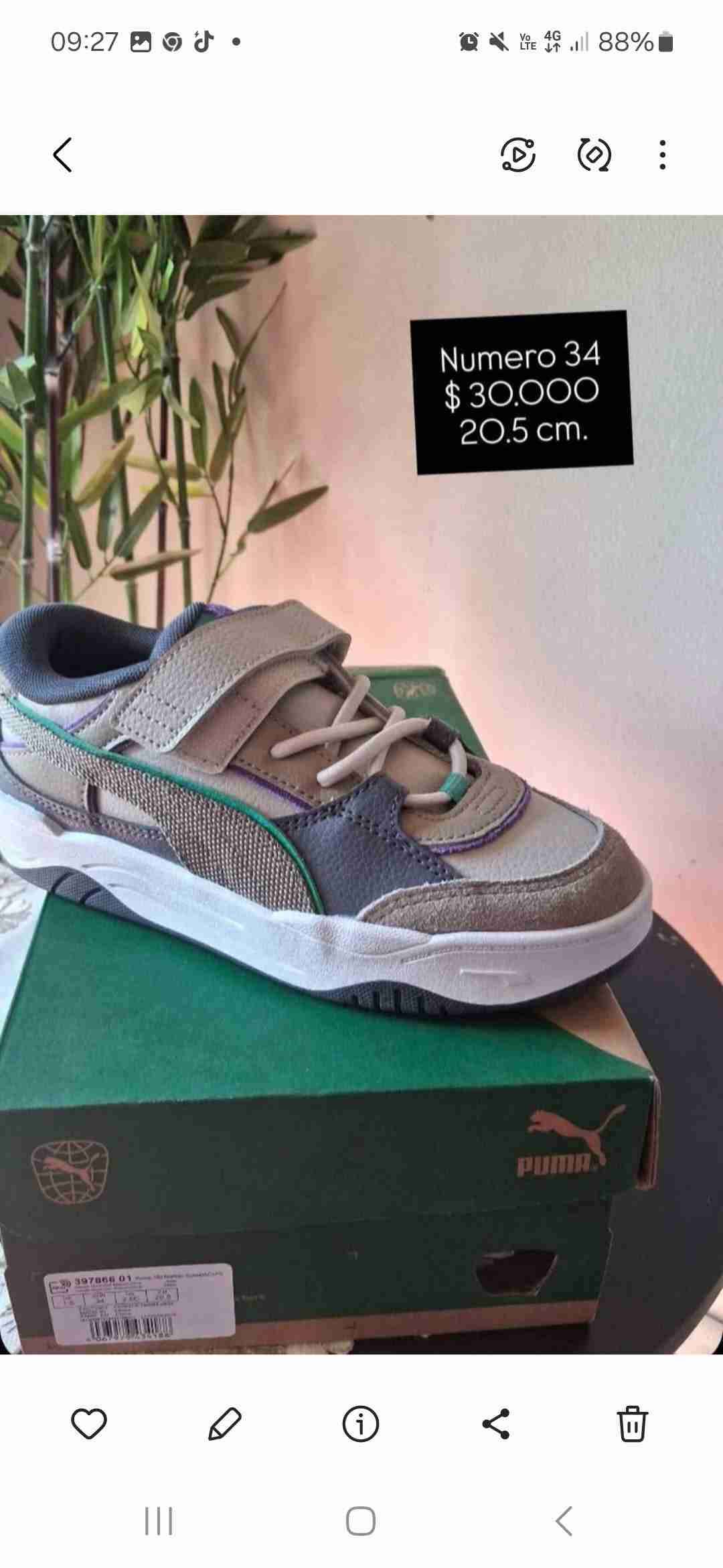 Zapatillas Puma Talla 34