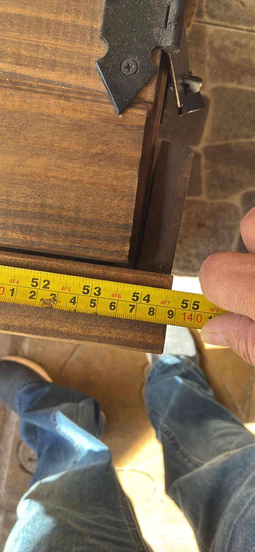 Baúl de madera rústico - miniatura 5