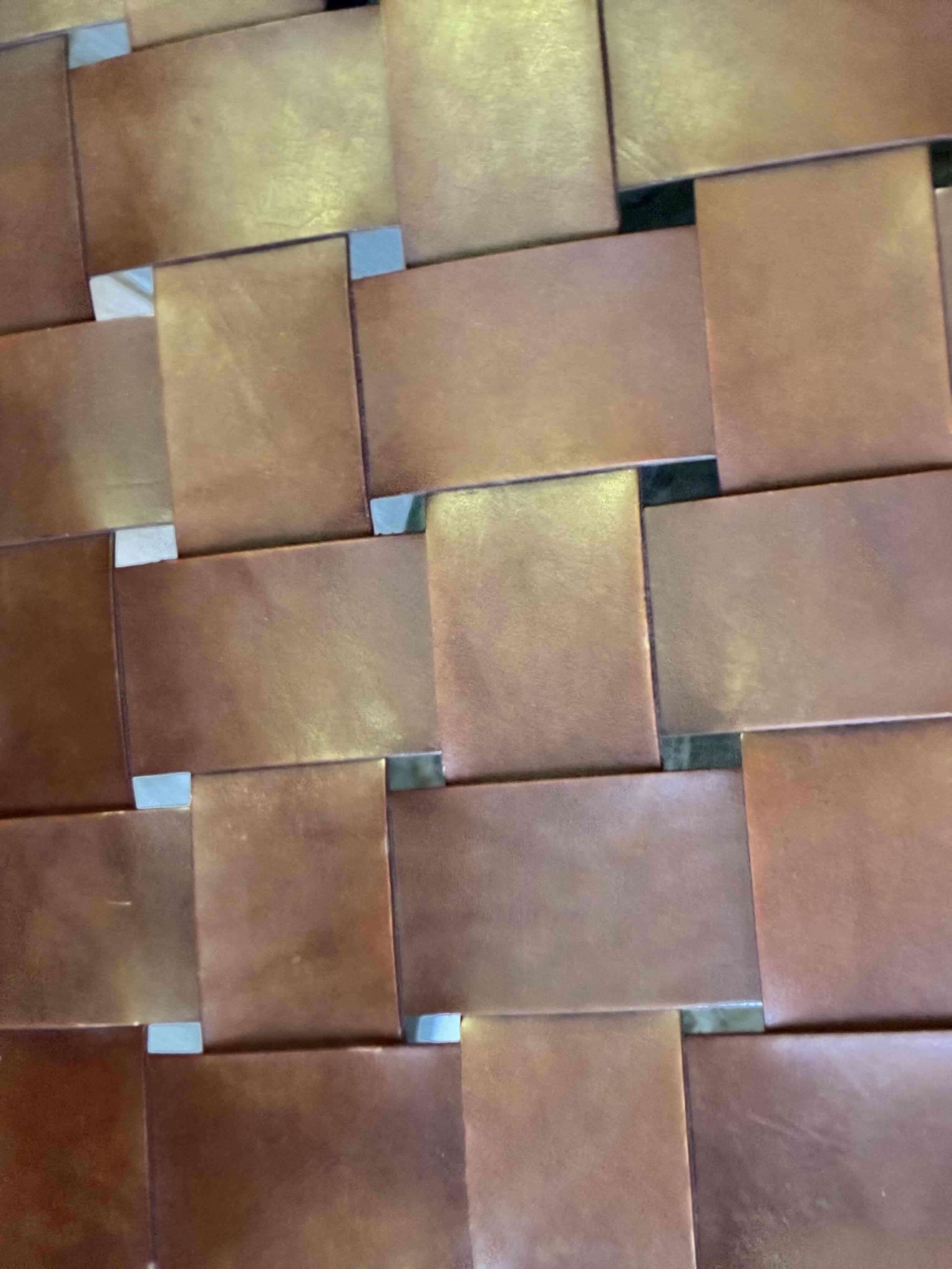 Silla de cuero trenzado - miniatura 5