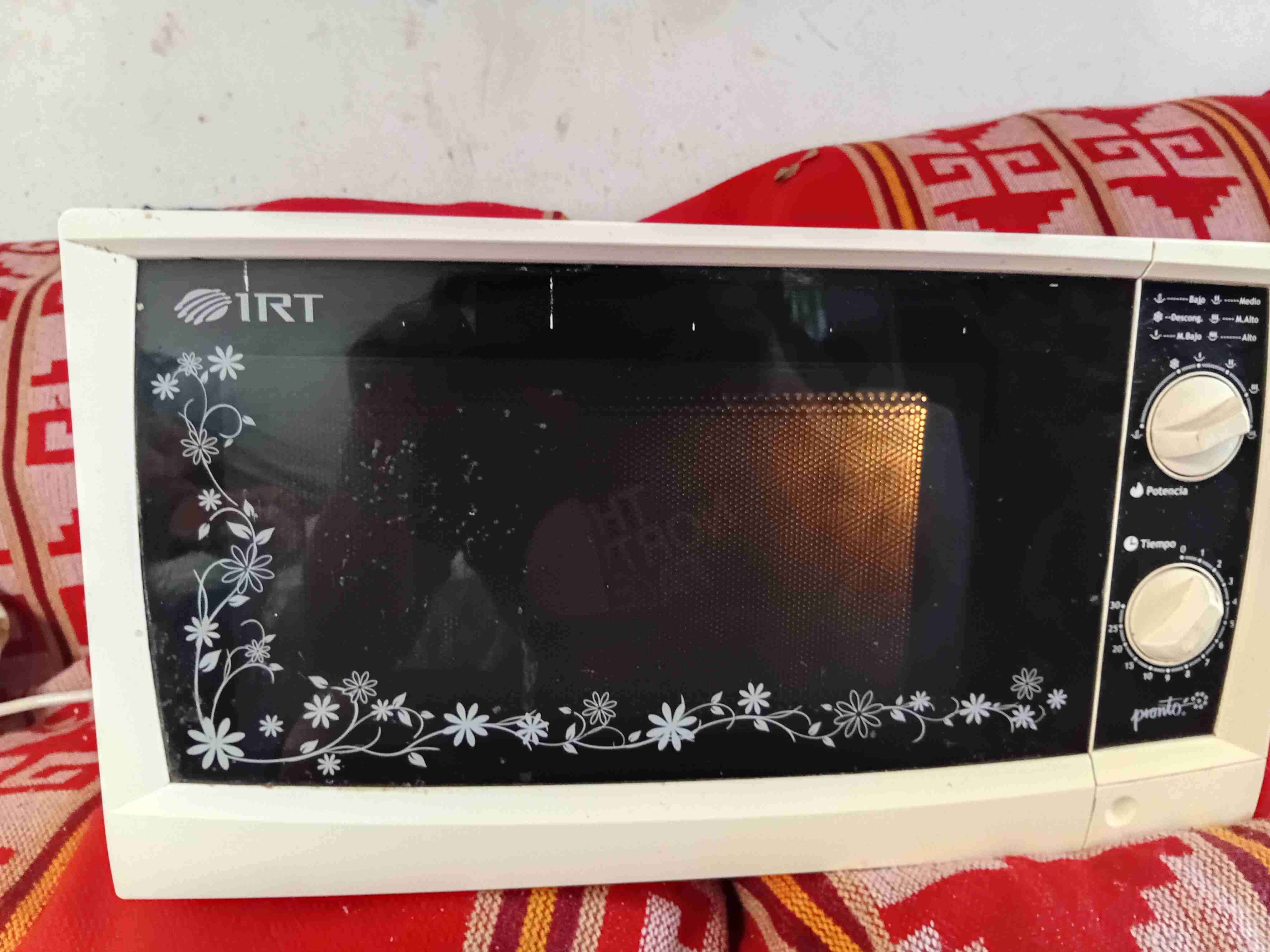 Microondas IRT con diseño floral - miniatura 2