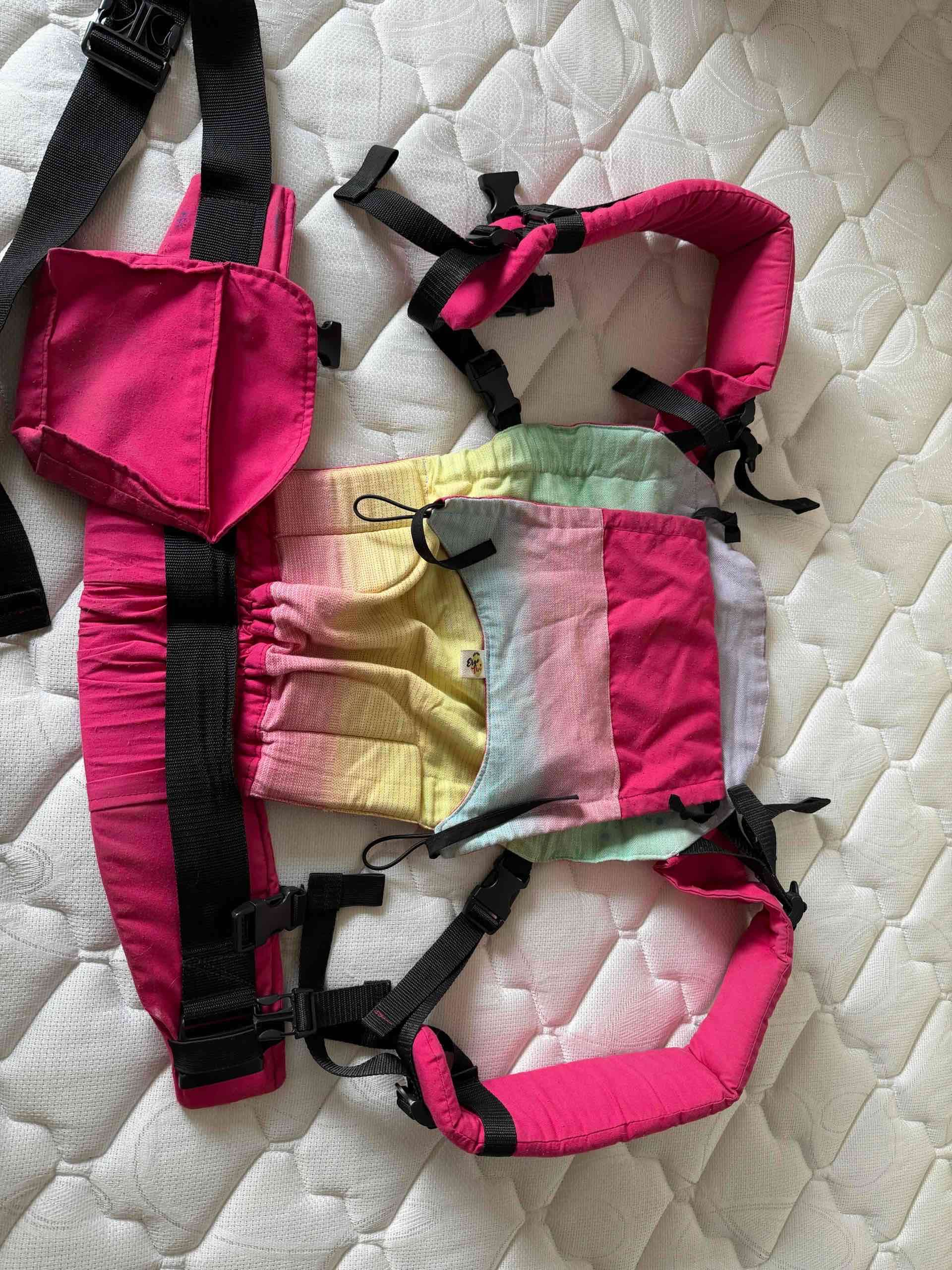 Portabebé ergonómico multicolor