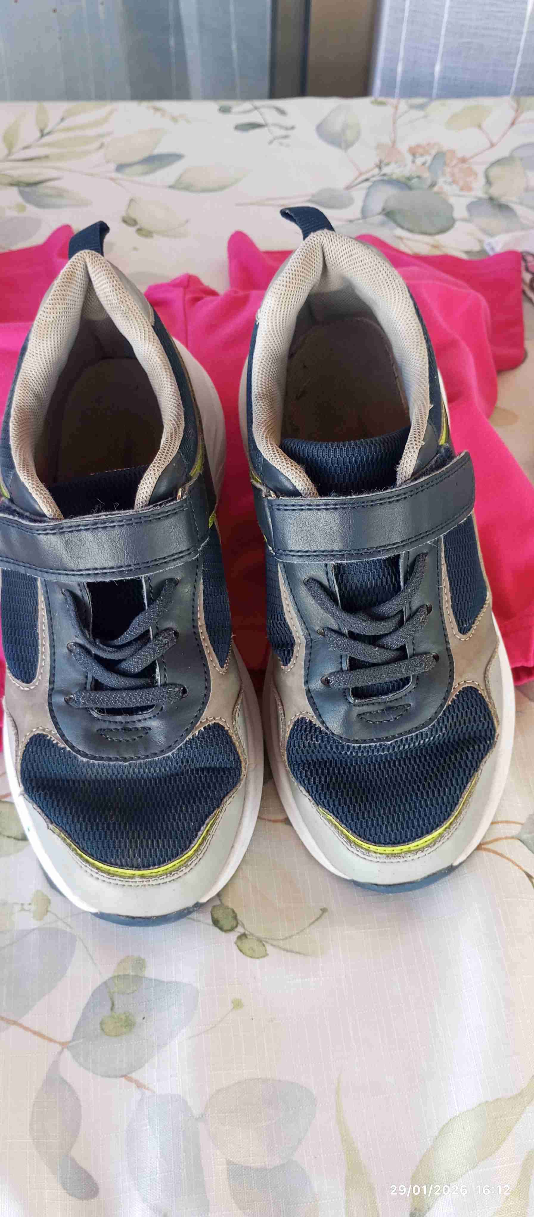 Zapatillas de trekking azules con caña y sin caña - miniatura 2