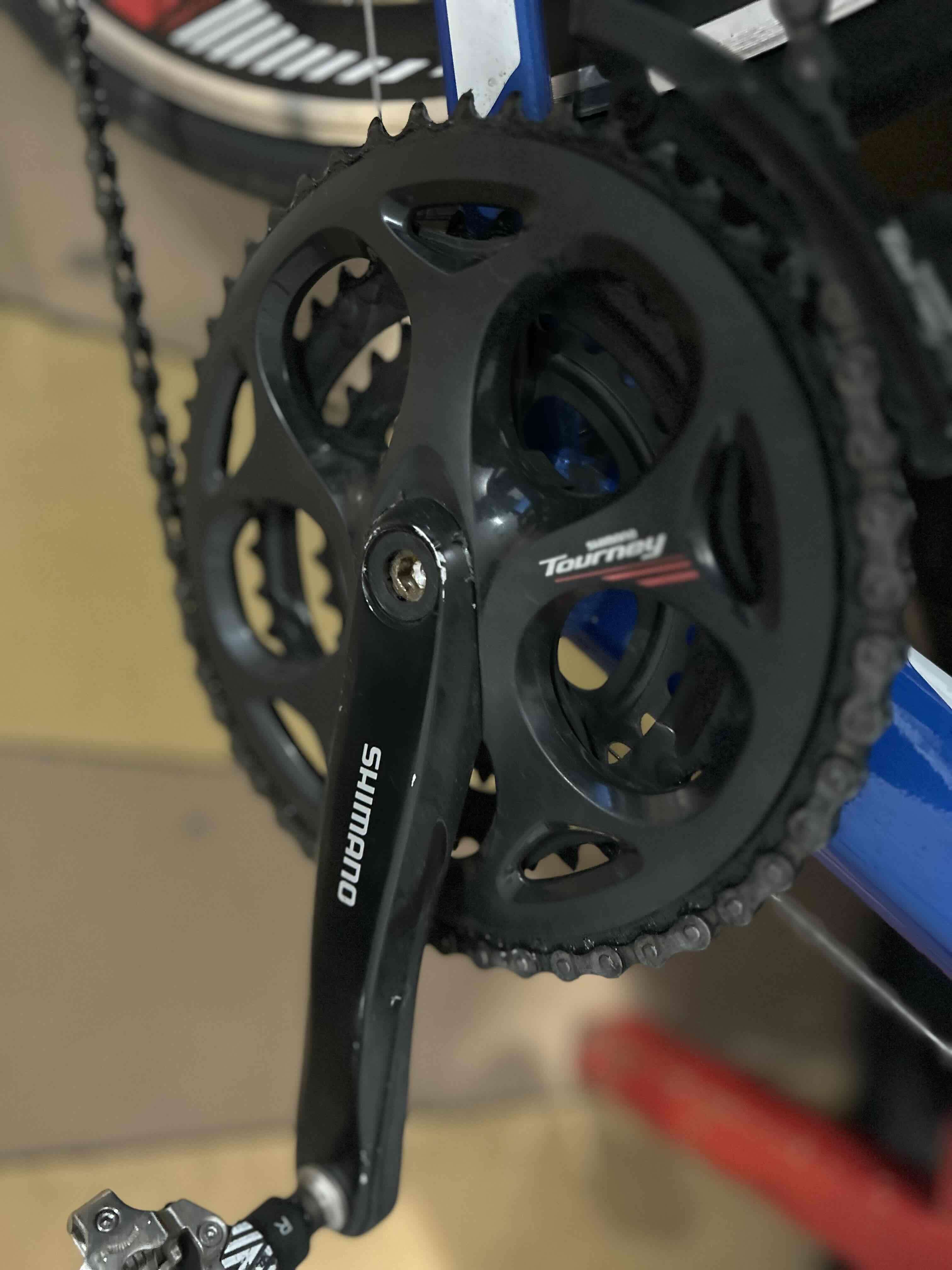 Bicicleta de carreras Bahner azul - miniatura 2