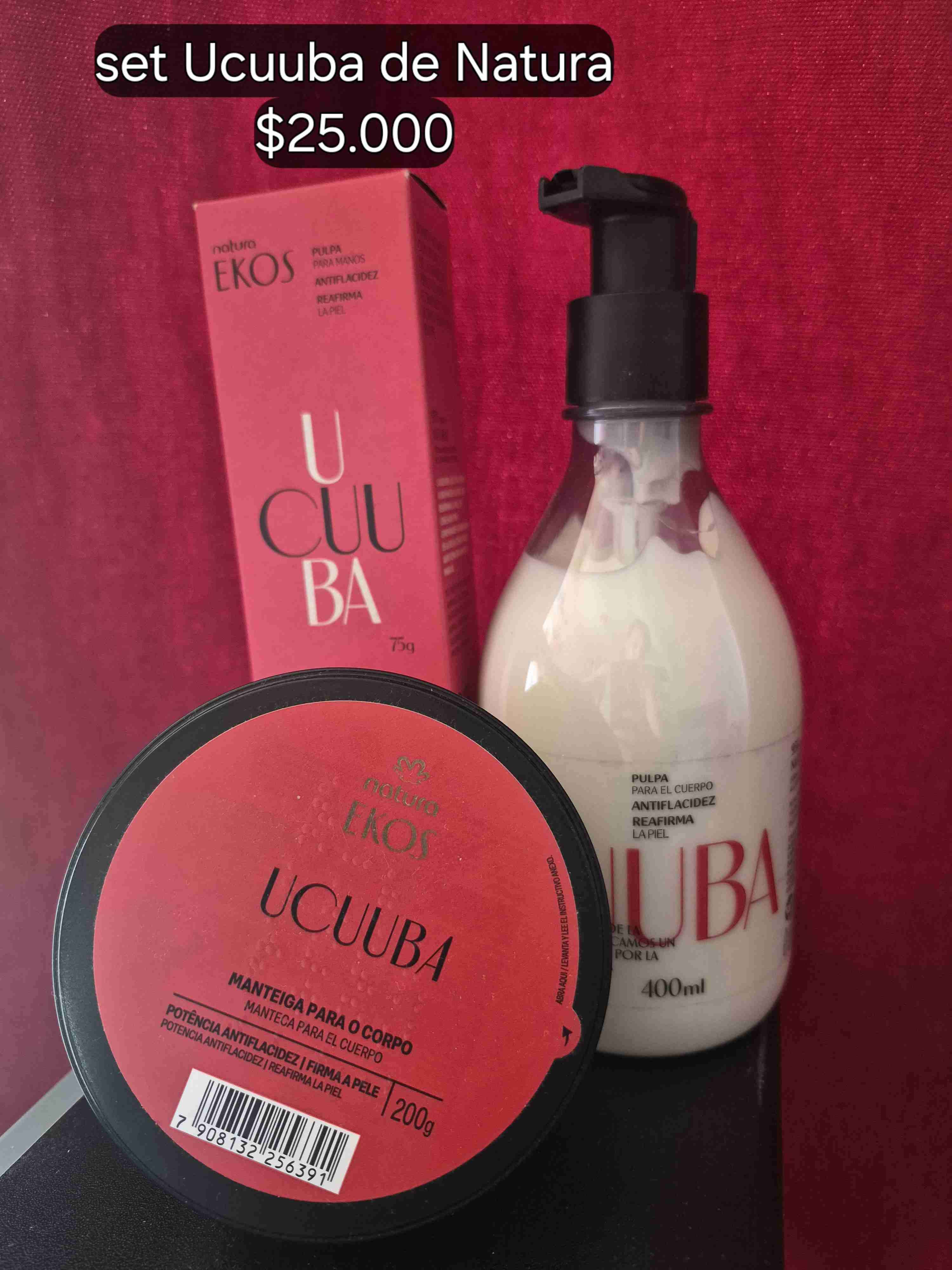 Set corporal Ucuuba de Natura