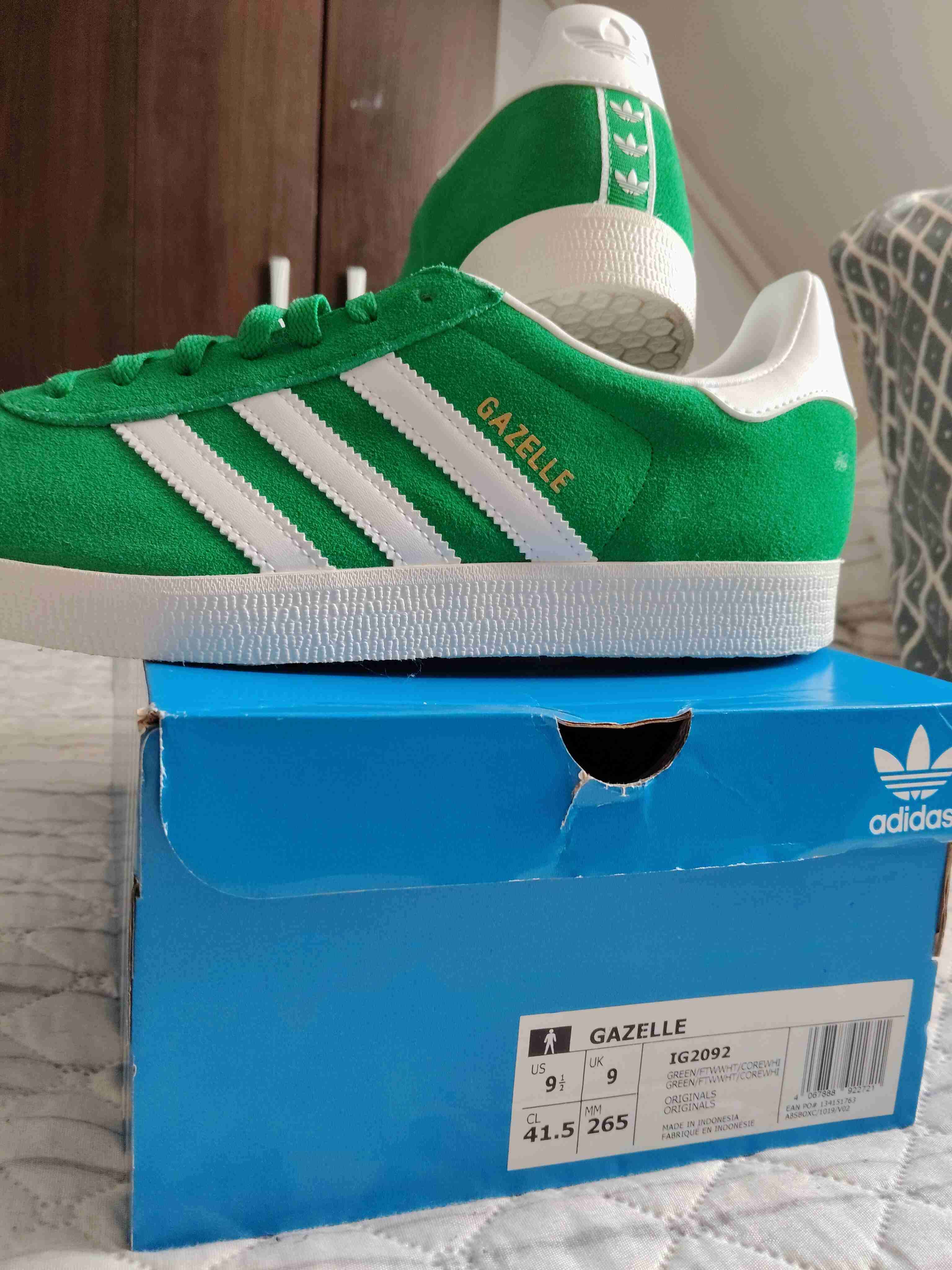 Zapatillas deportivas verdes Adidas - miniatura 3