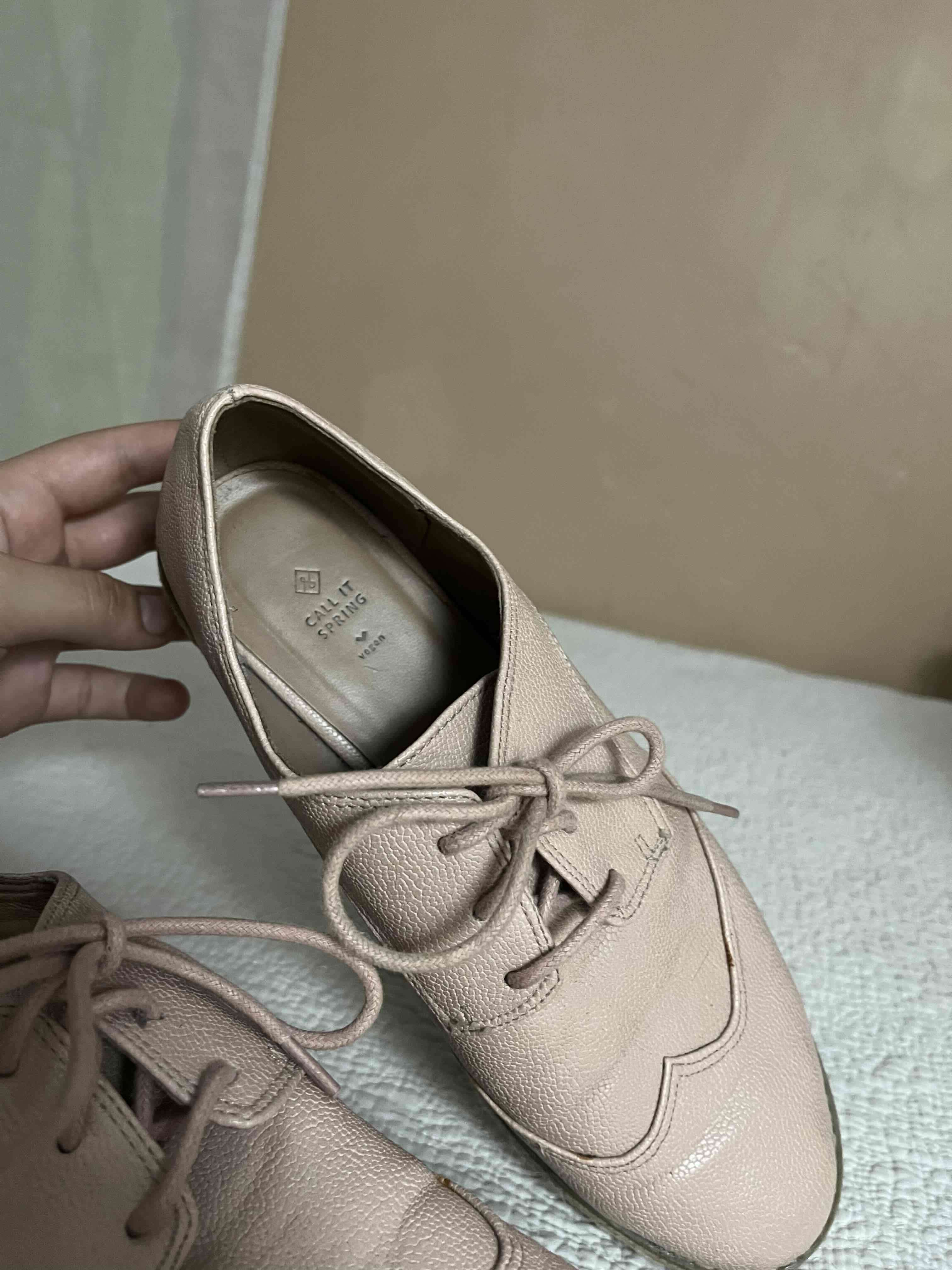 Zapatos rosados con plataforma - miniatura 4