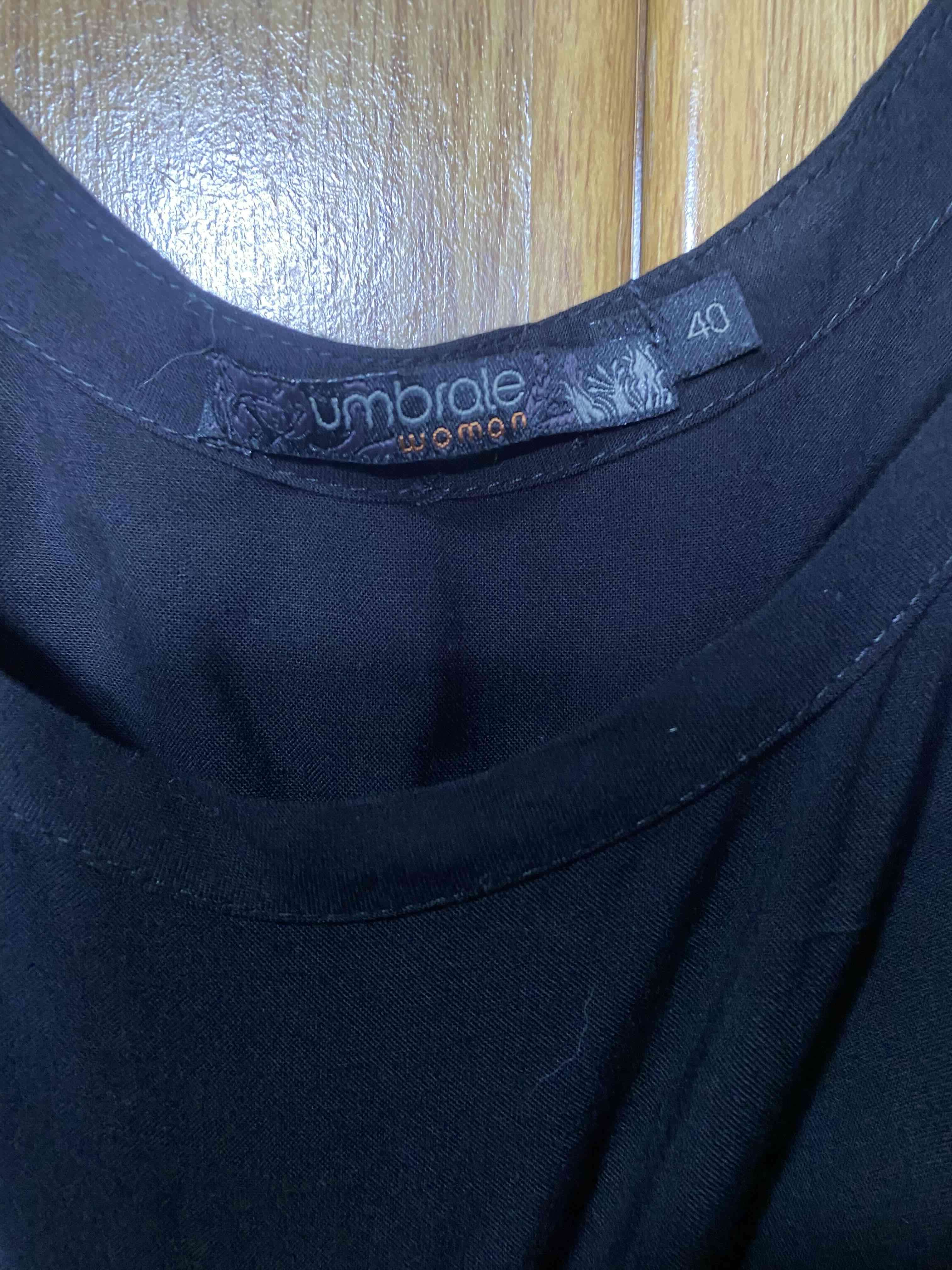 Vestido negro Umbrale talla 40