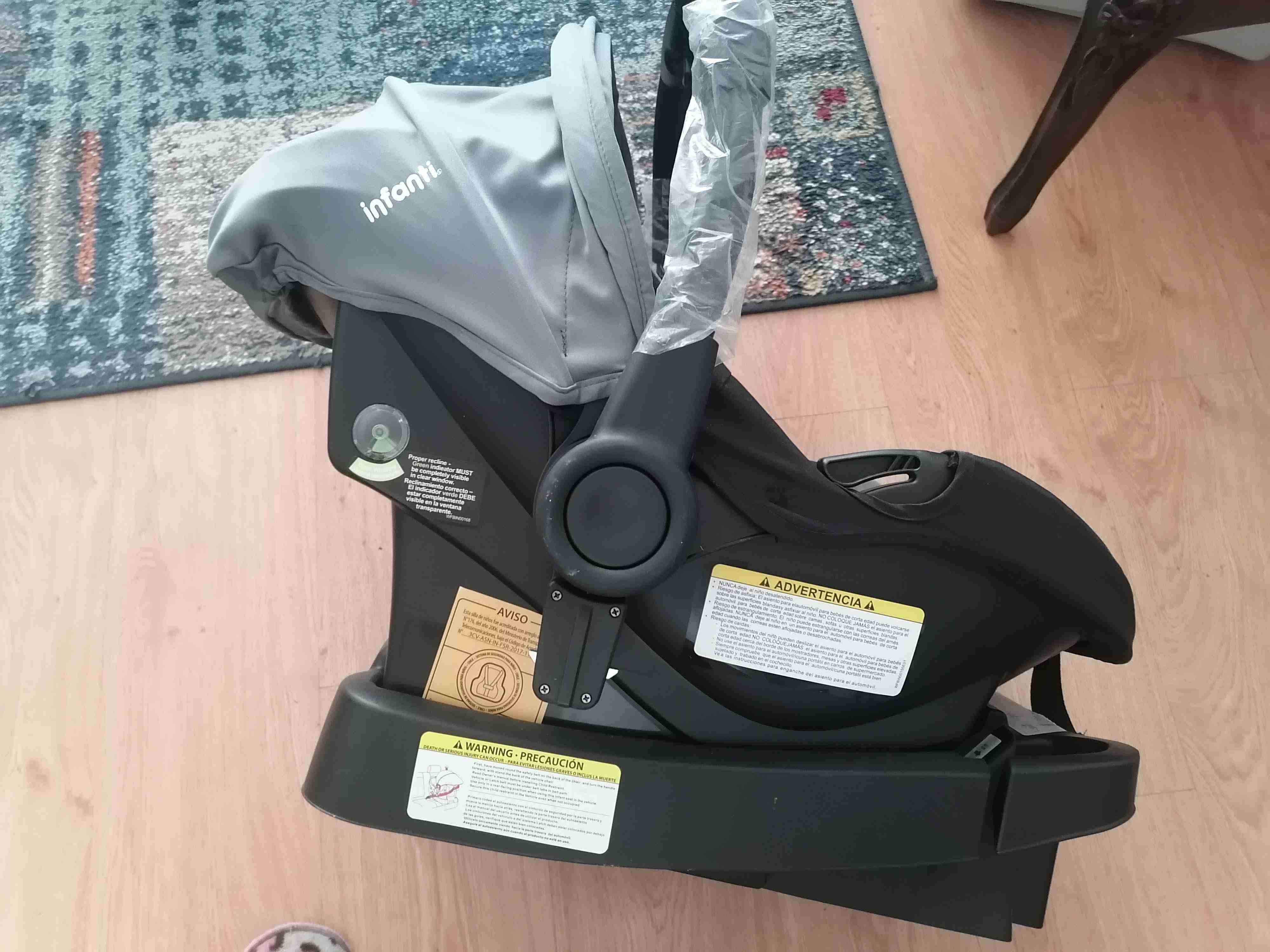 Silla de auto Infanti gris - miniatura 4