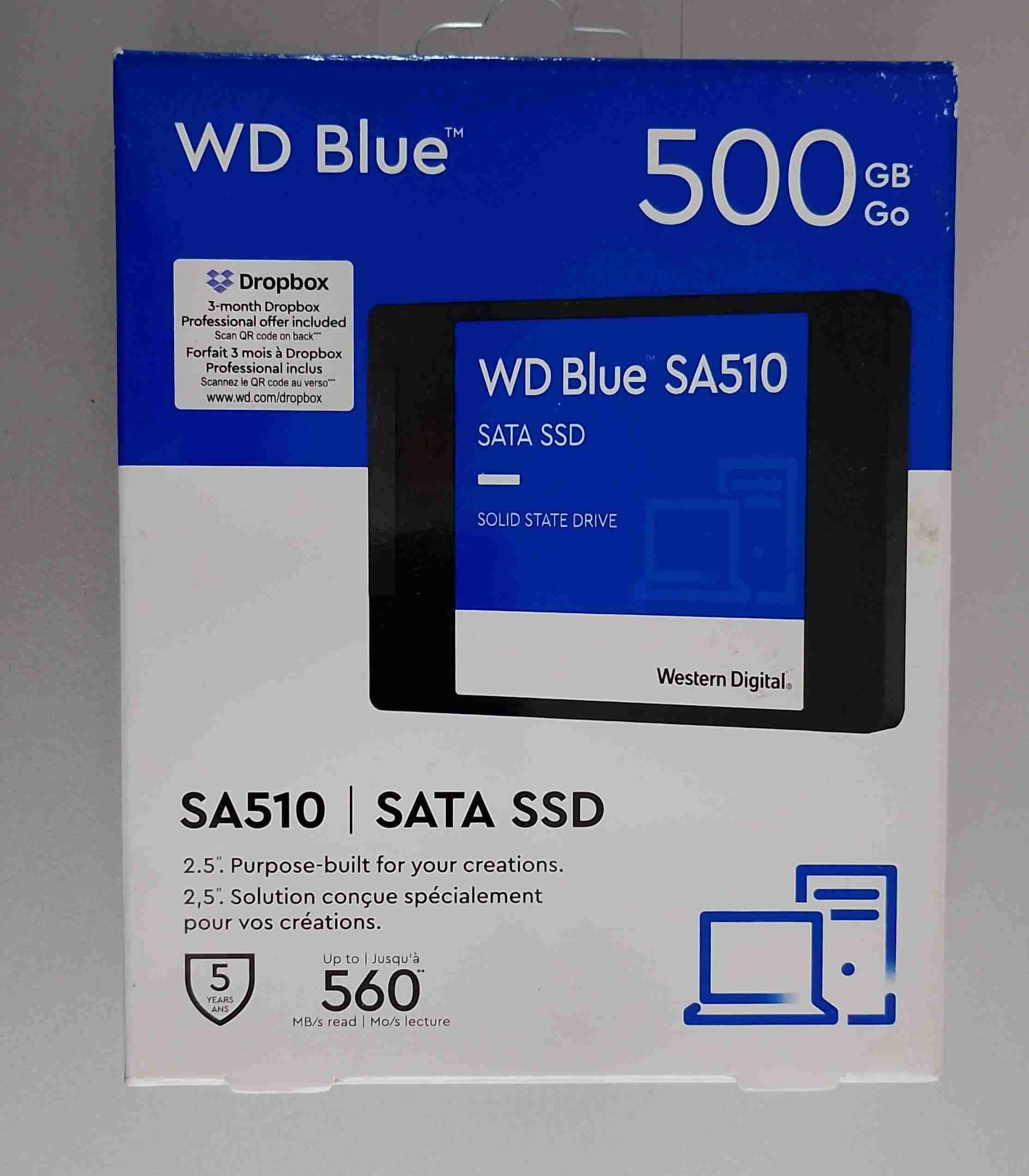 SSD WD Blue 500GB nuevo