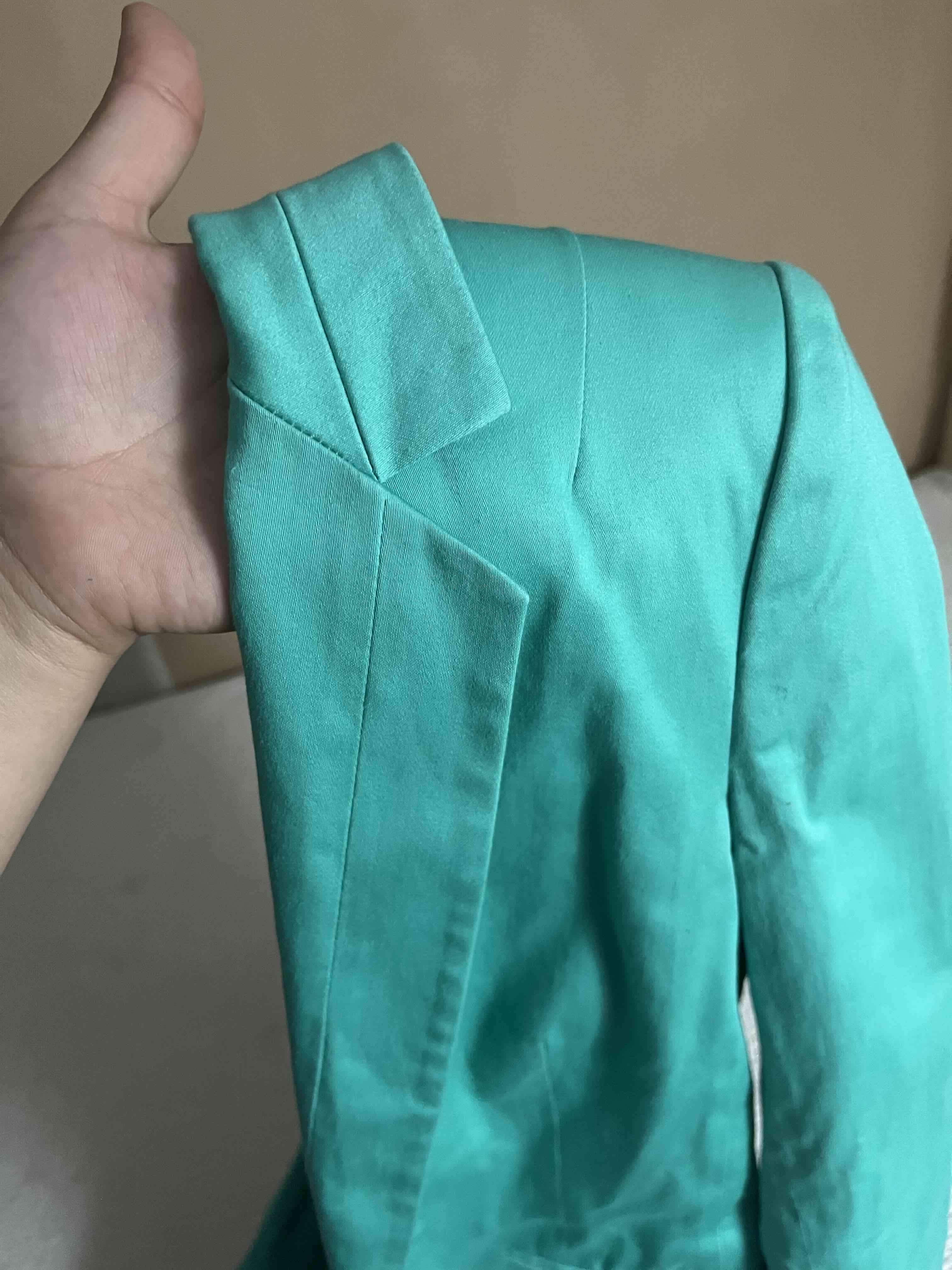 Blazer verde turquesa de mujer - miniatura 3