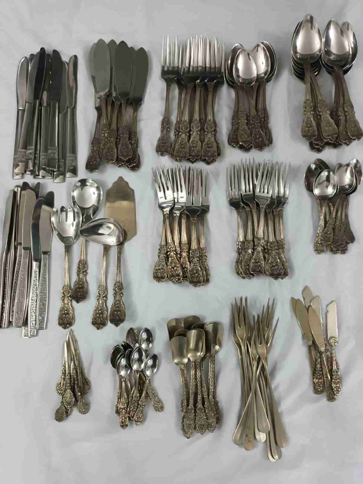 Set de cubiertos vintage variados