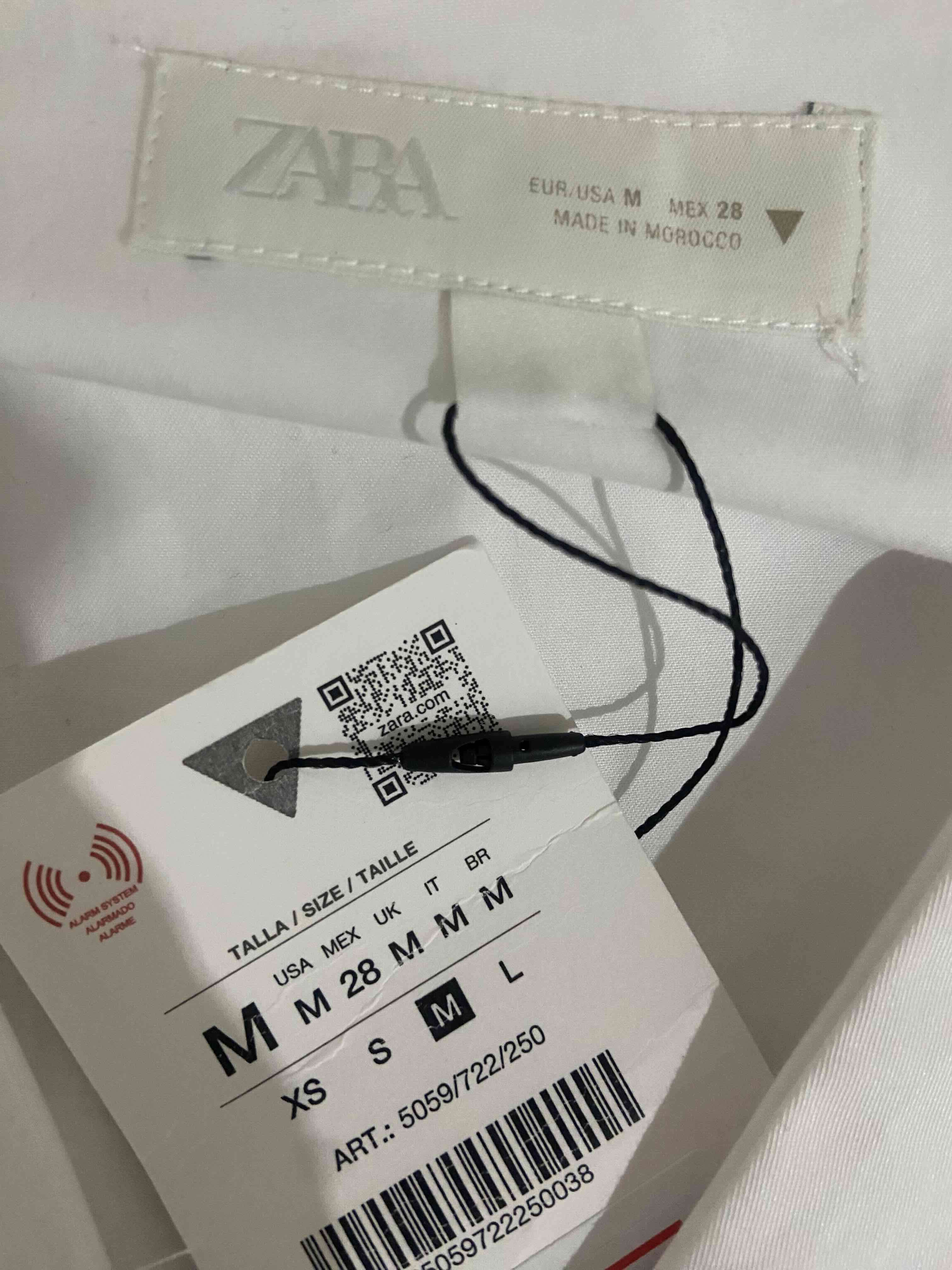 Blusa blanca Zara nueva - miniatura 2