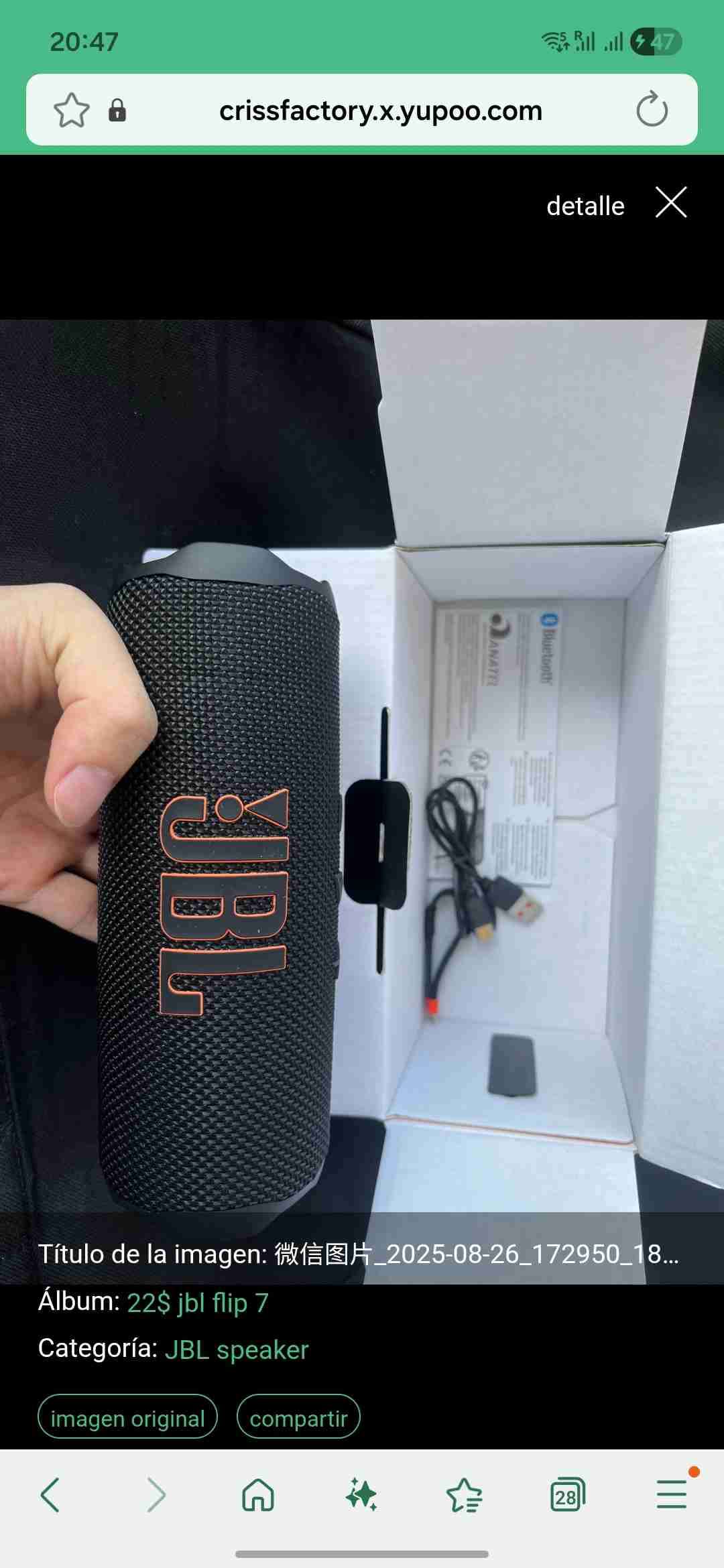 Parlante JBL Flip 7 Bluetooth - miniatura 3