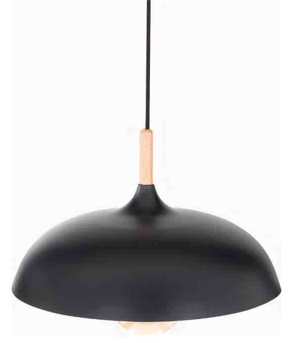 Lámpara colgante negra FORM nueva