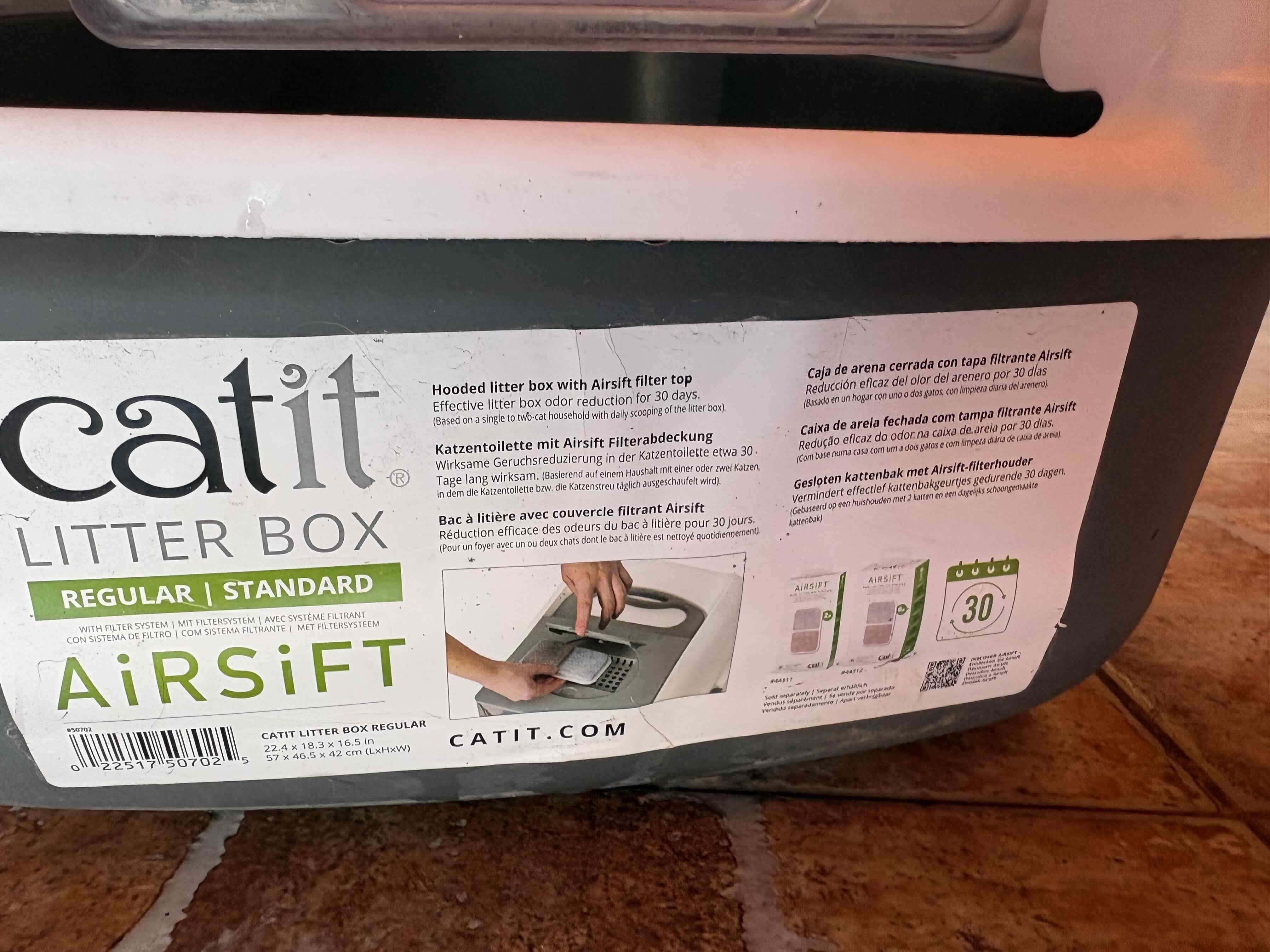 Caja de arena para gatos grande CatIt - miniatura 5