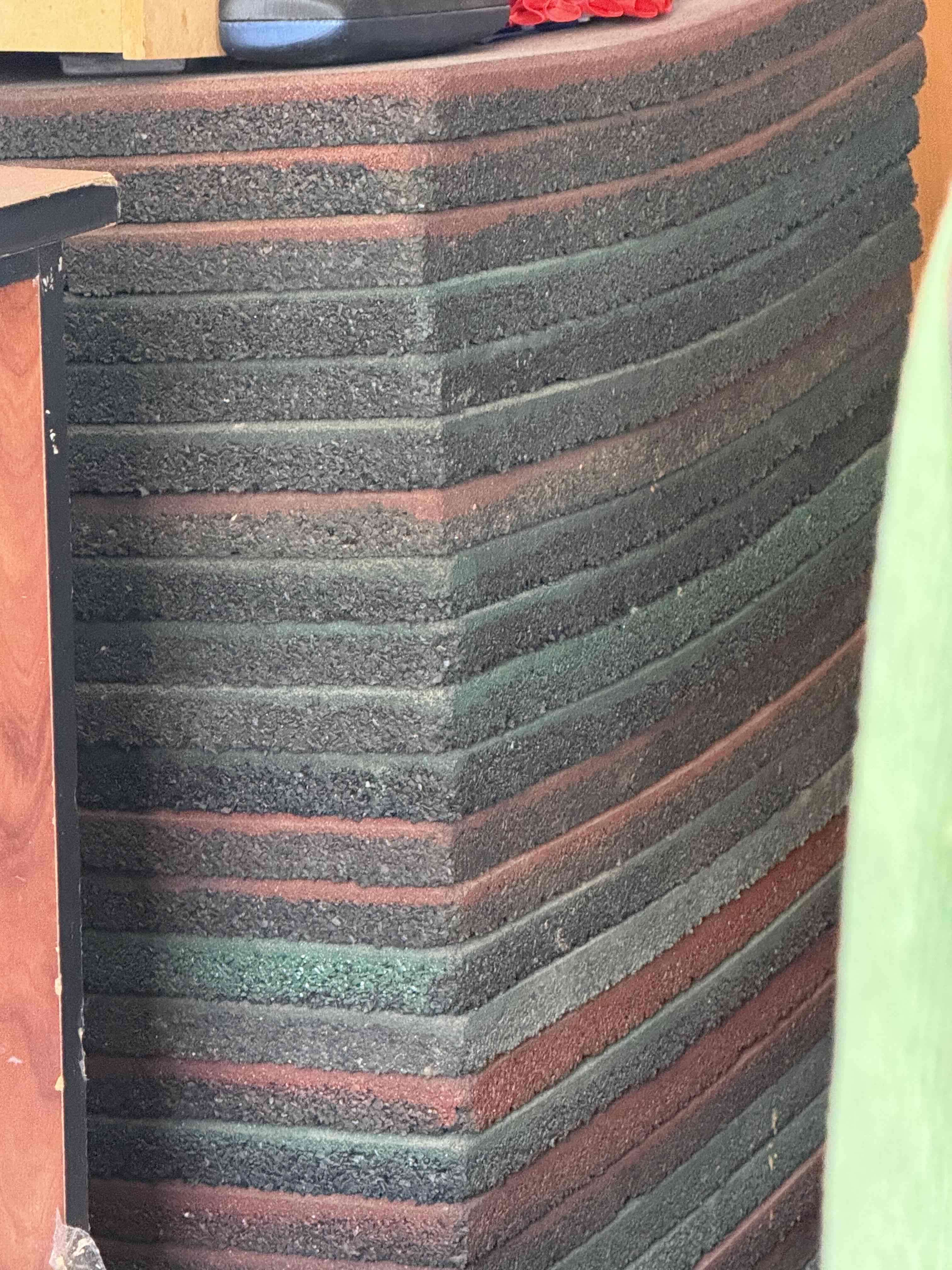 34 Palmetas caucho  50 X 50 X 20mm