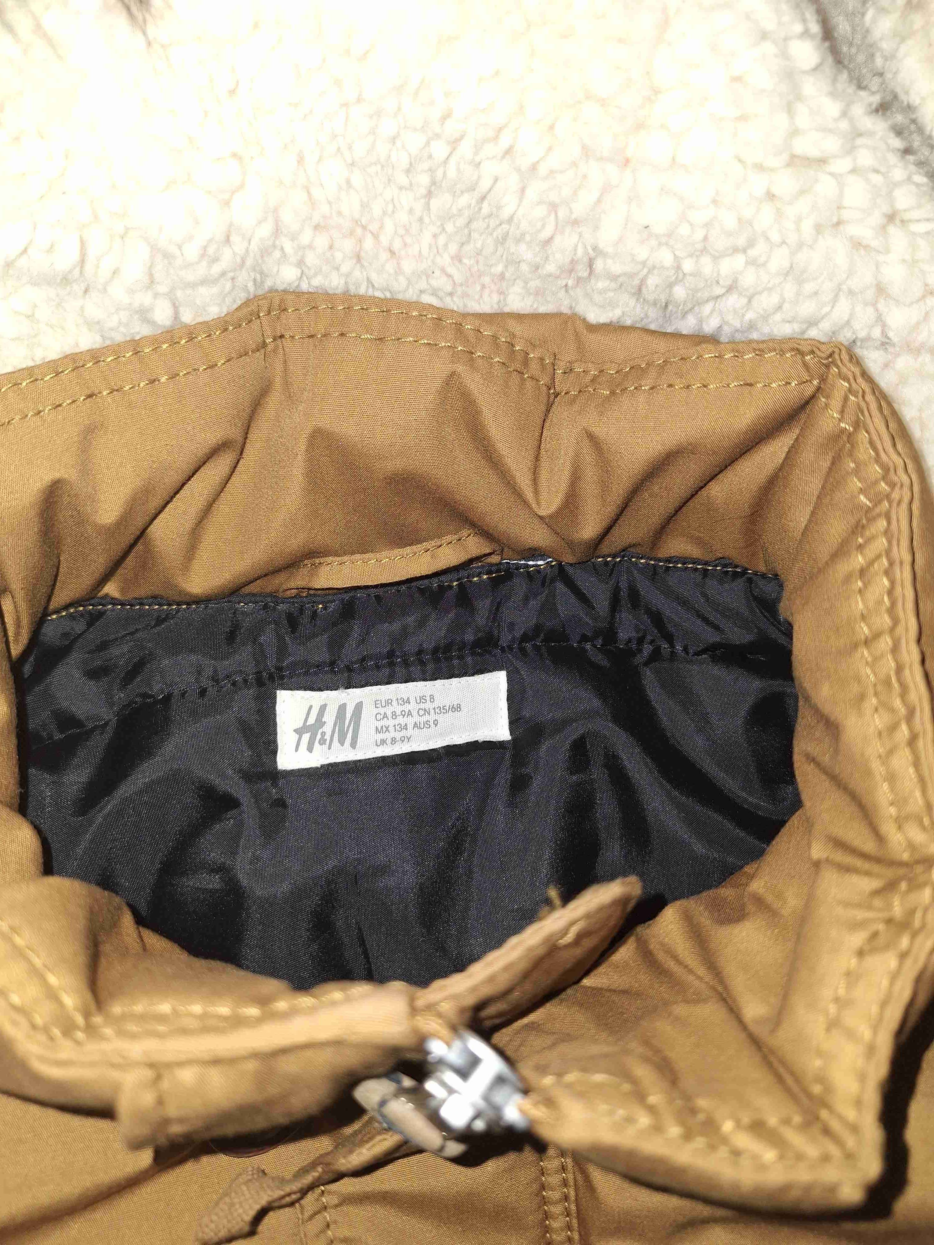 Parka marrón con capucha de piel - miniatura 2